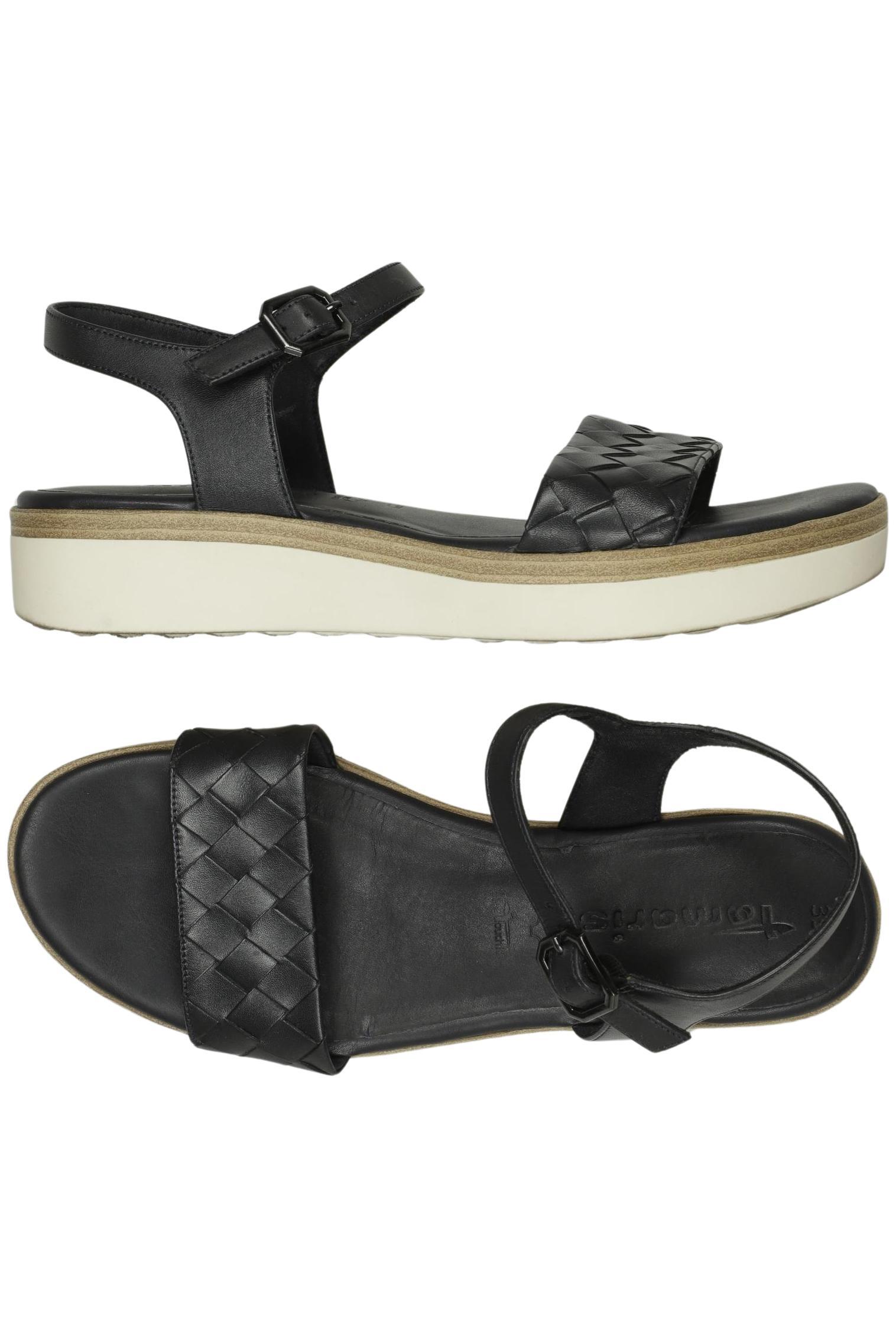 

Tamaris Damen Sandale, schwarz, Gr. 39