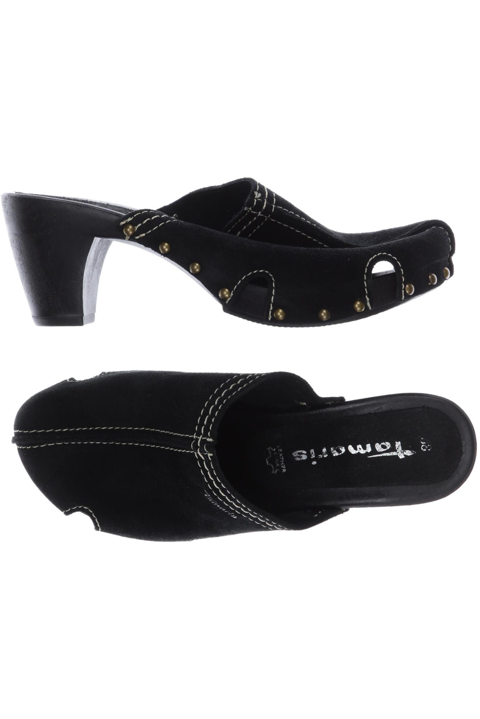 

Tamaris Damen Sandale, schwarz, Gr. 38