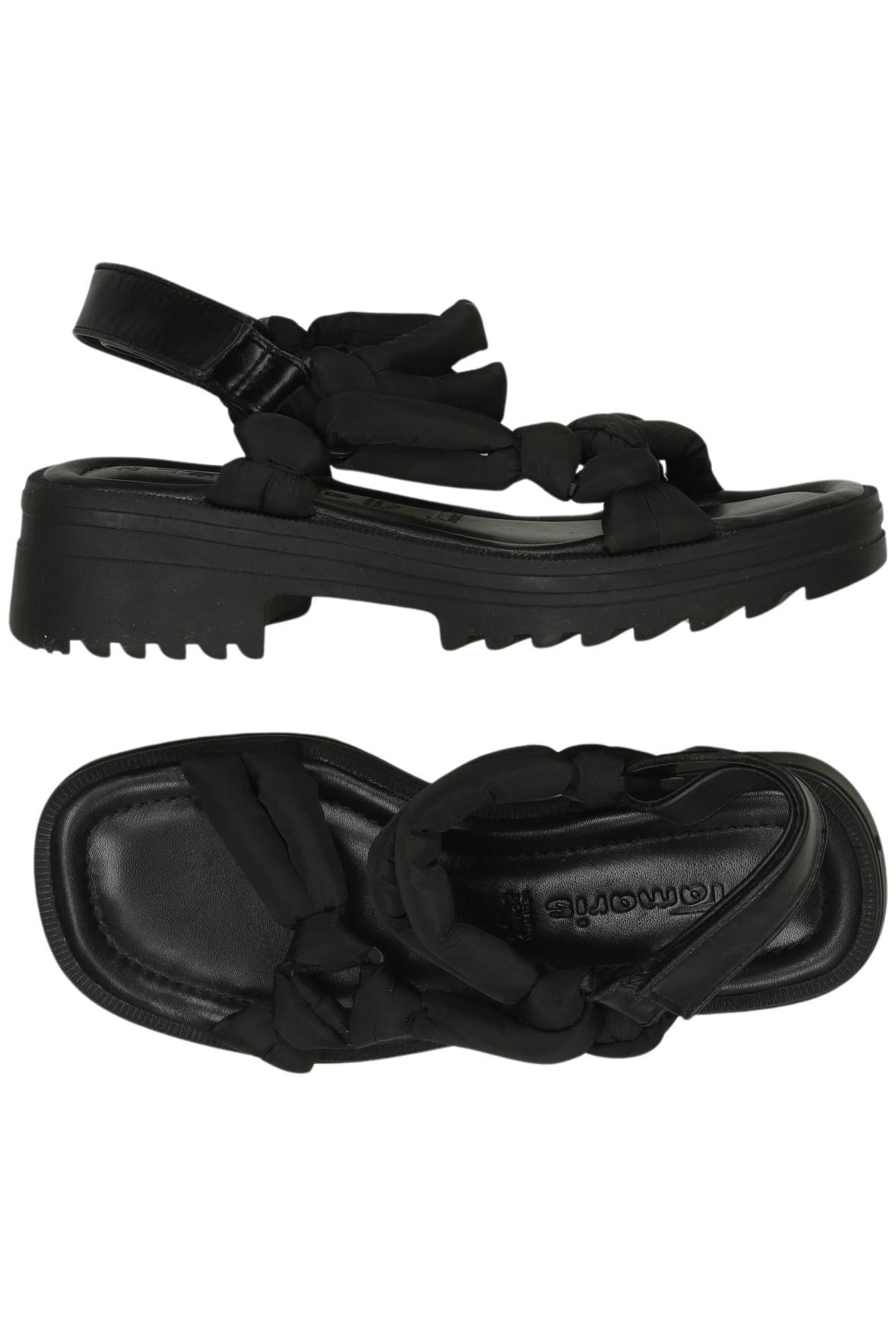 

Tamaris Damen Sandale, schwarz, Gr. 38