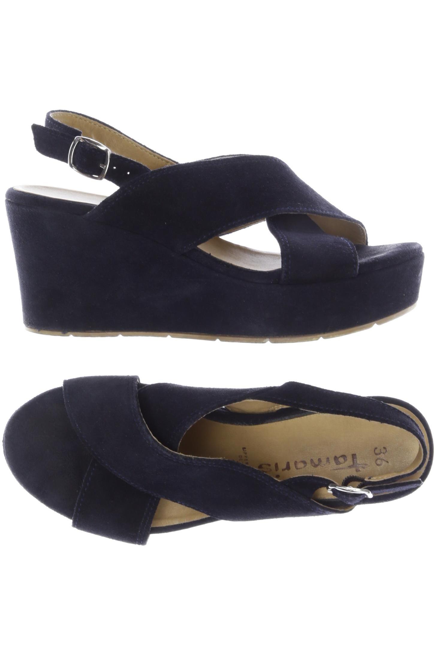 

Tamaris Damen Sandale, schwarz, Gr. 36