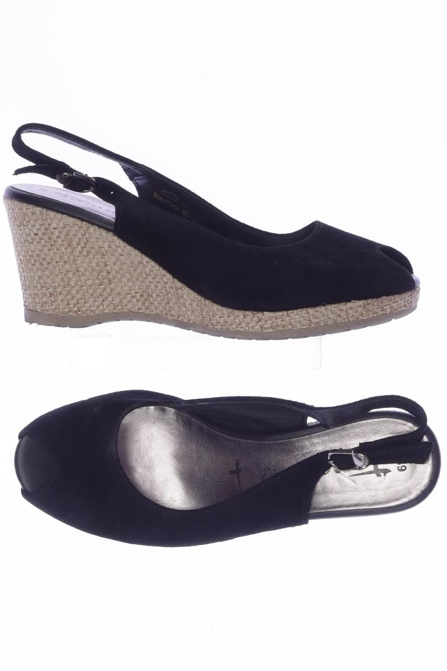 

Tamaris Damen Sandale, schwarz, Gr. 39