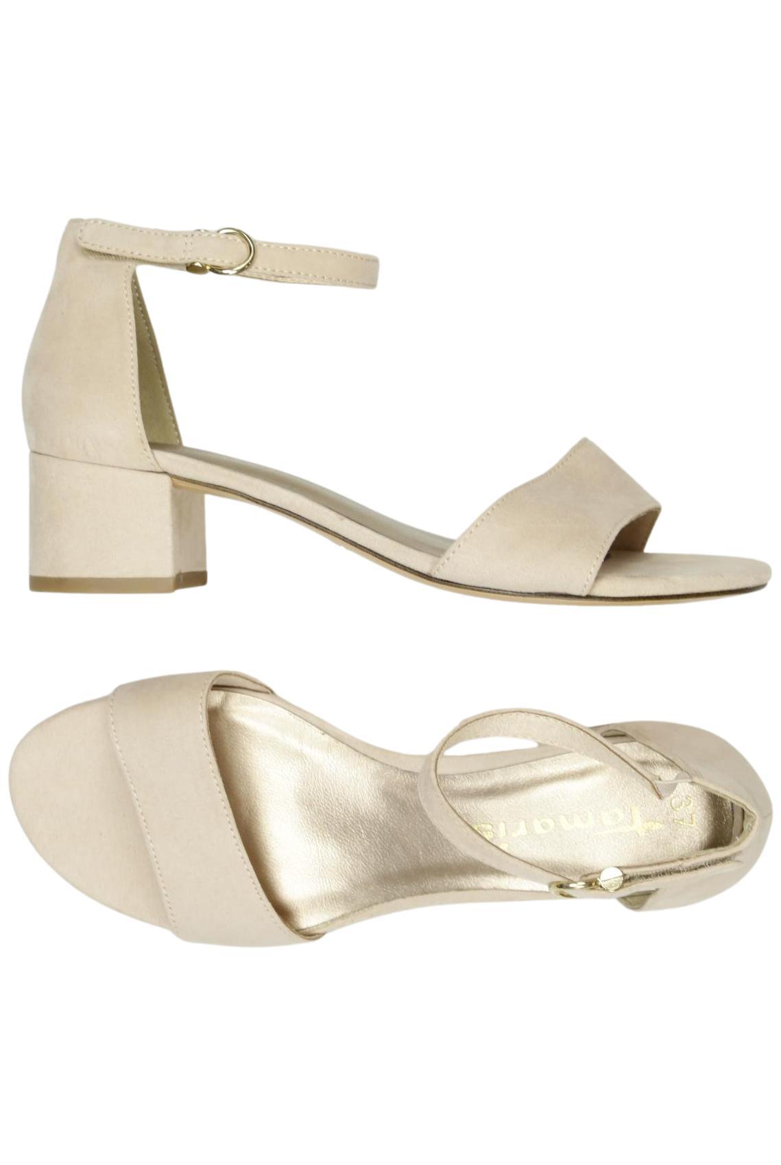 

Tamaris Damen Sandale, beige, Gr. 37