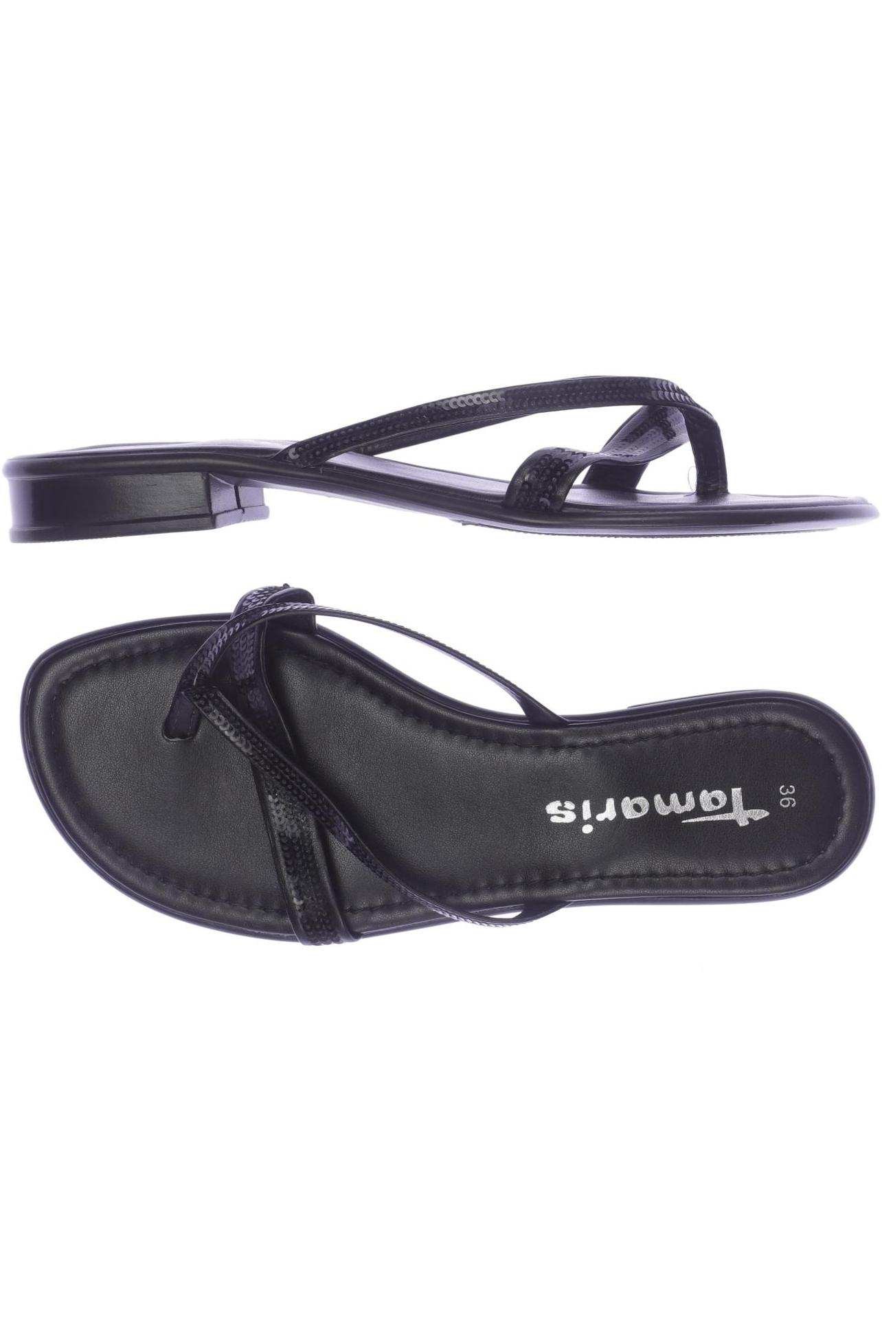

Tamaris Damen Sandale, schwarz, Gr. 36