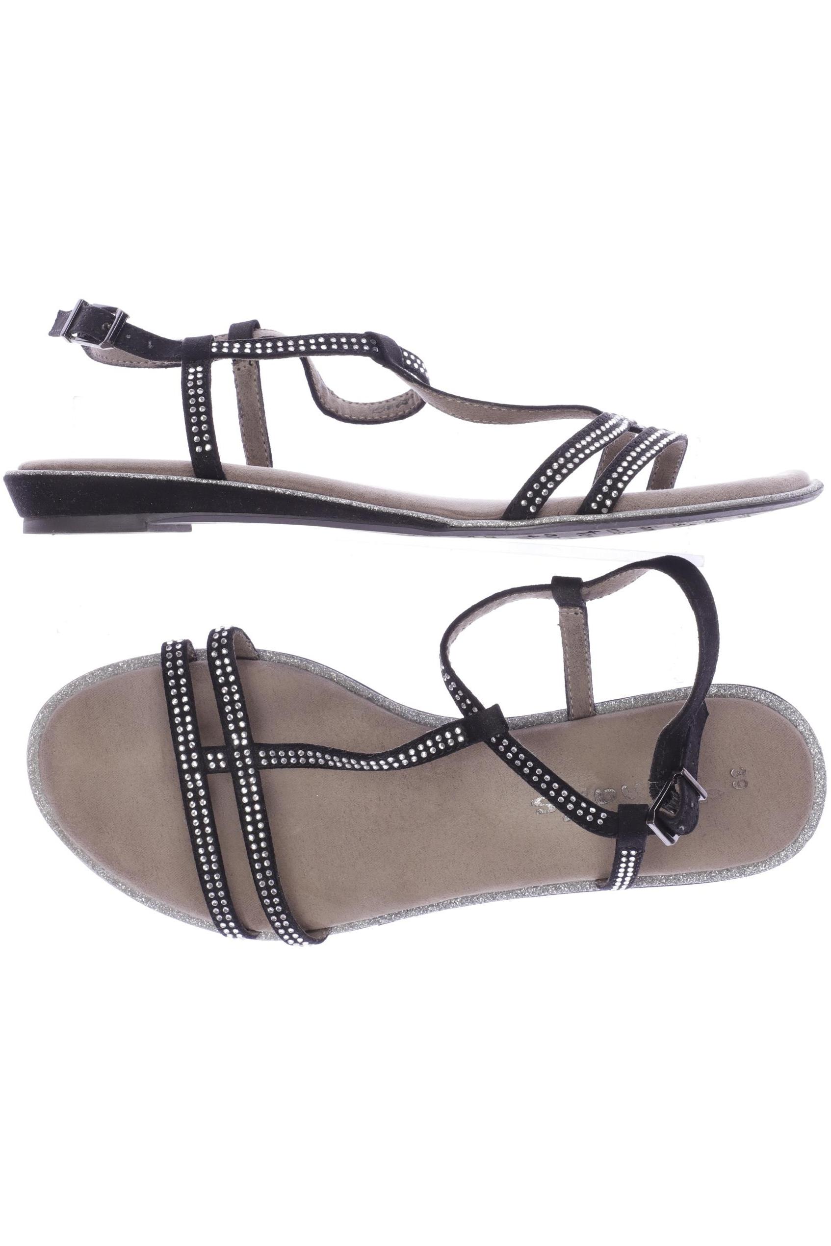 

Tamaris Damen Sandale, schwarz