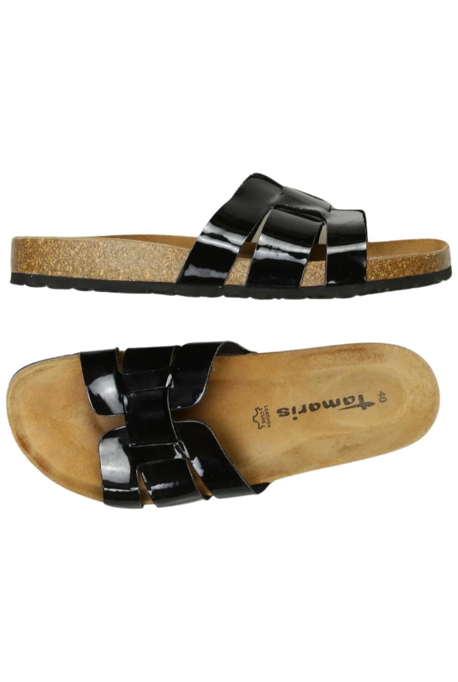 

Tamaris Damen Sandale, schwarz, Gr. 40