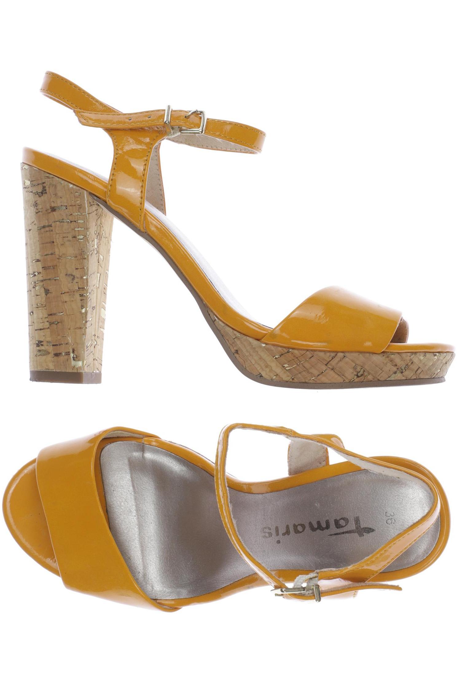 

Tamaris Damen Sandale, orange, Gr. 36