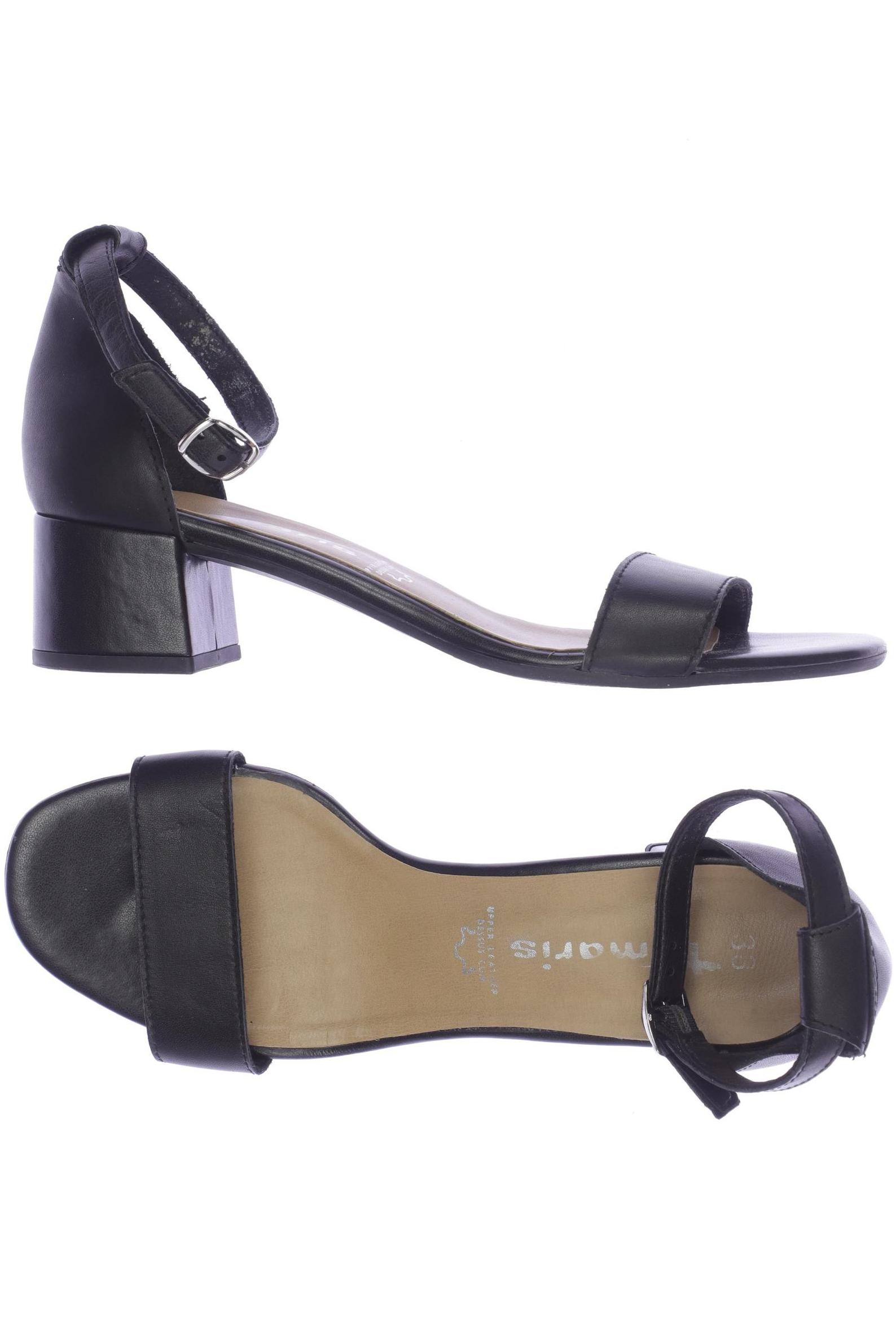 

Tamaris Damen Sandale, schwarz, Gr. 38