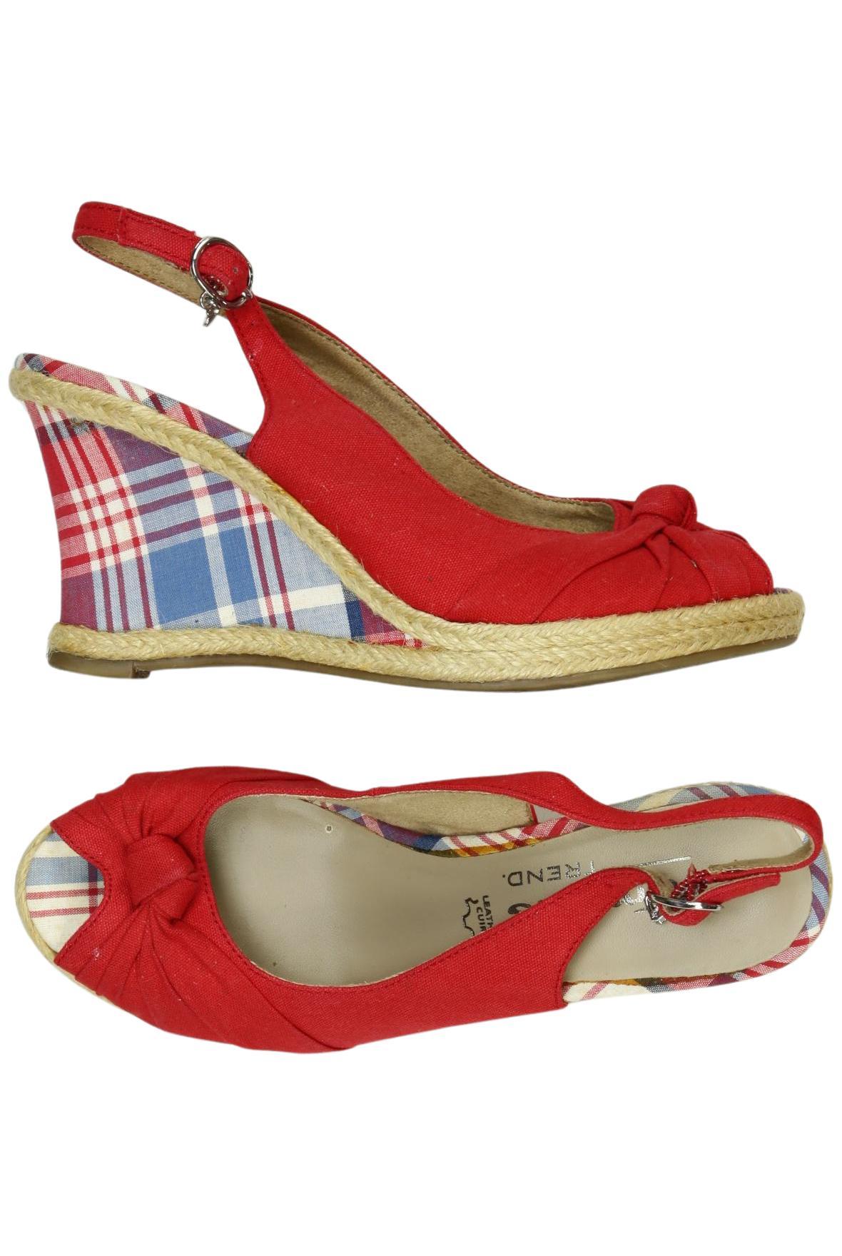 

Tamaris Damen Sandale, rot, Gr. 37