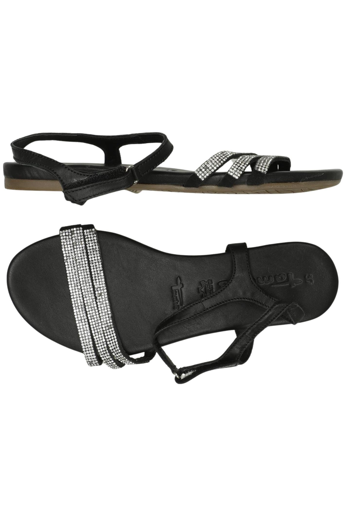 

Tamaris Damen Sandale, schwarz, Gr. 37