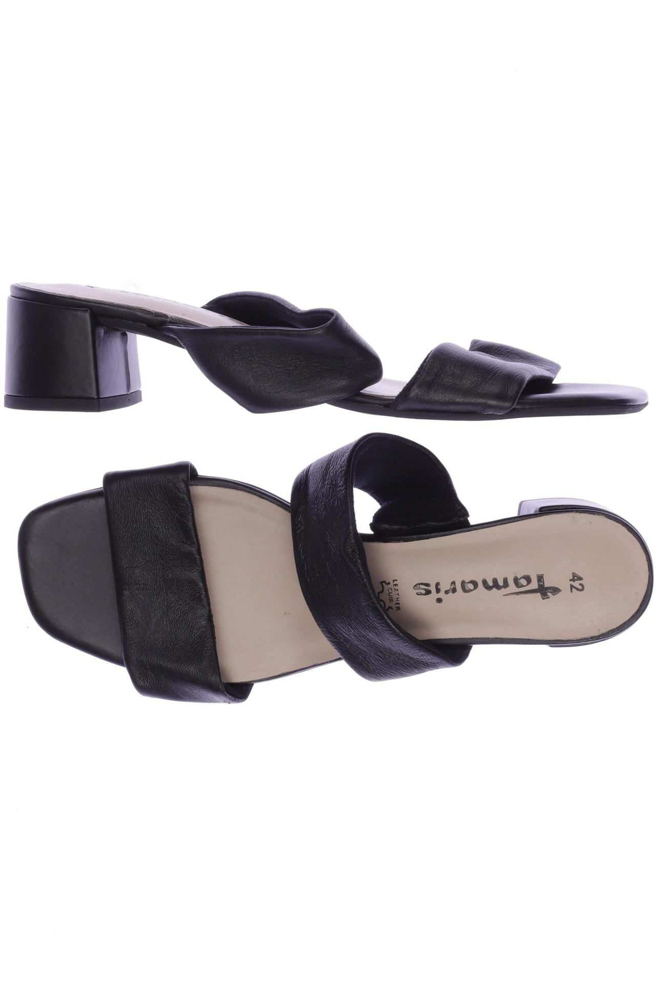 

Tamaris Damen Sandale, schwarz, Gr. 42