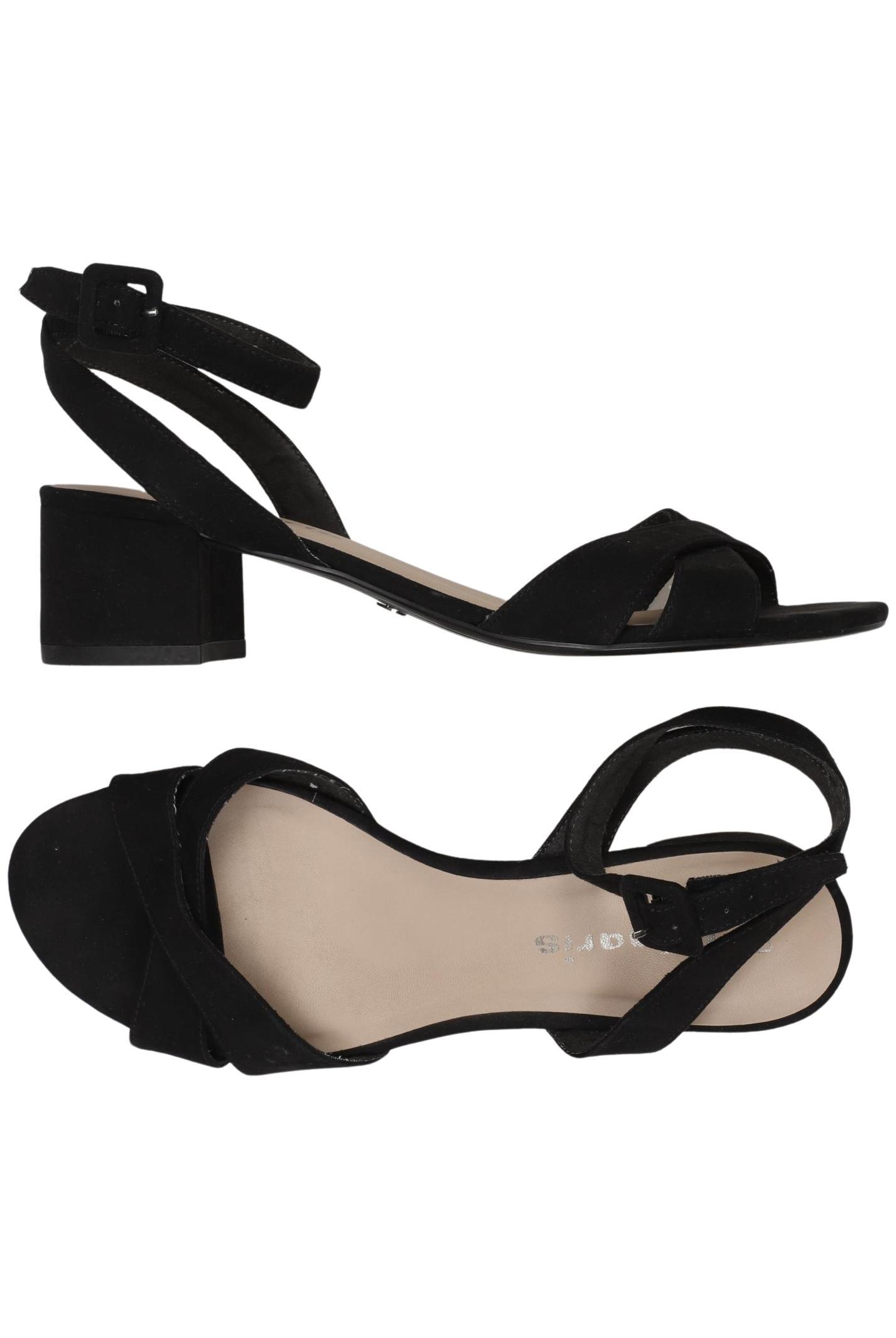 

Tamaris Damen Sandale, schwarz, Gr. 40