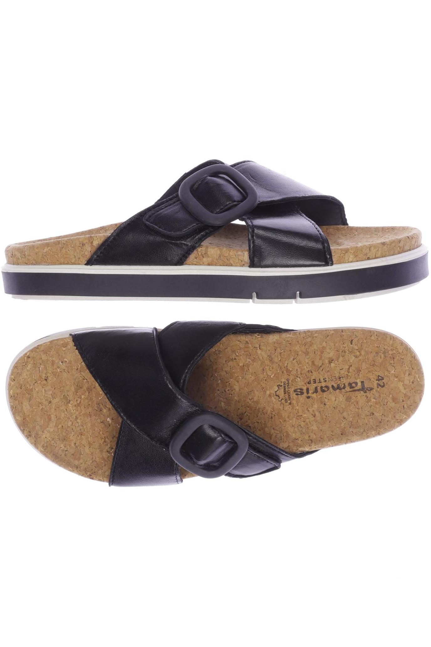 

Tamaris Damen Sandale, schwarz