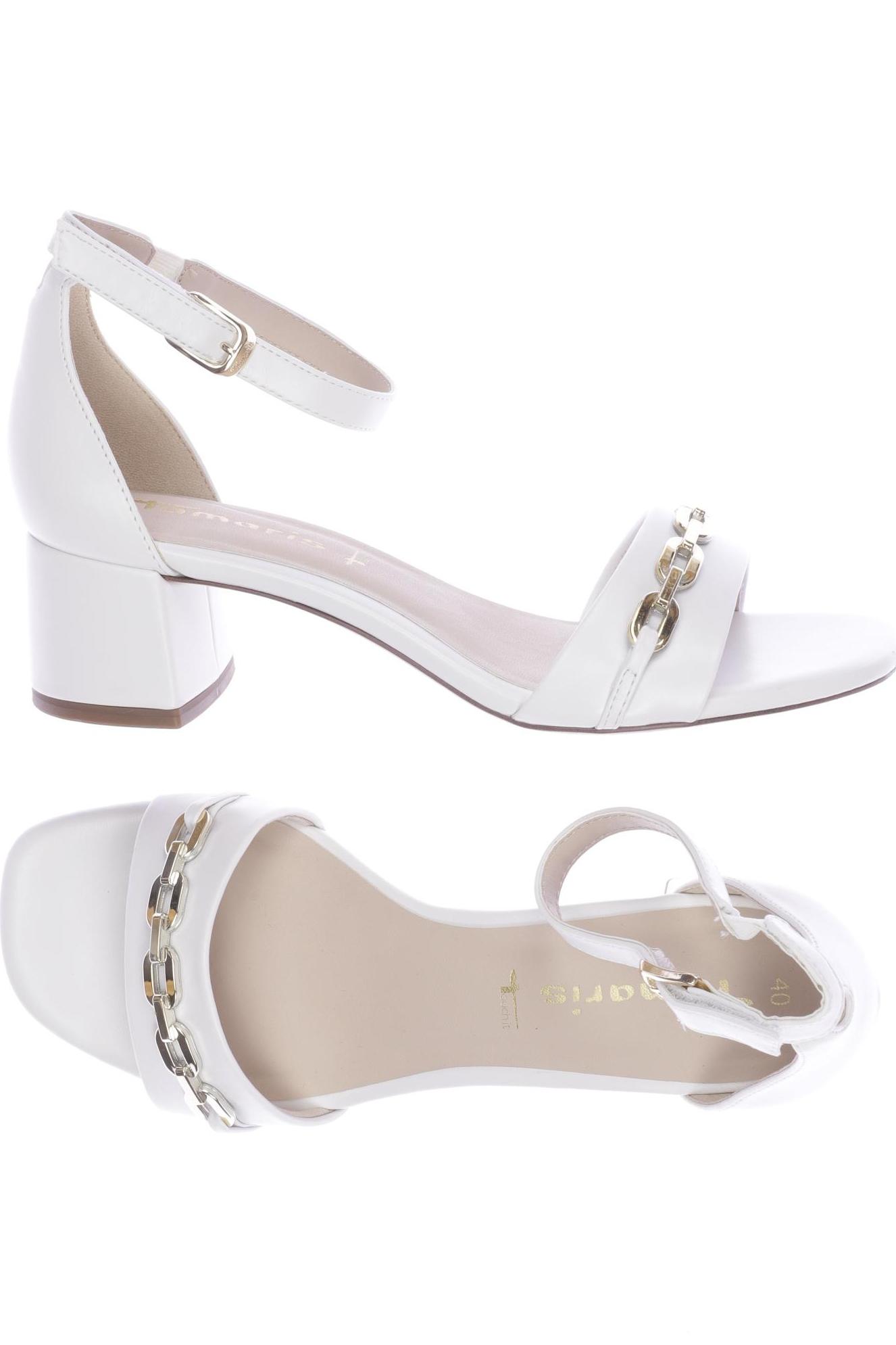 

Tamaris Damen Sandale, weiß, Gr. 40