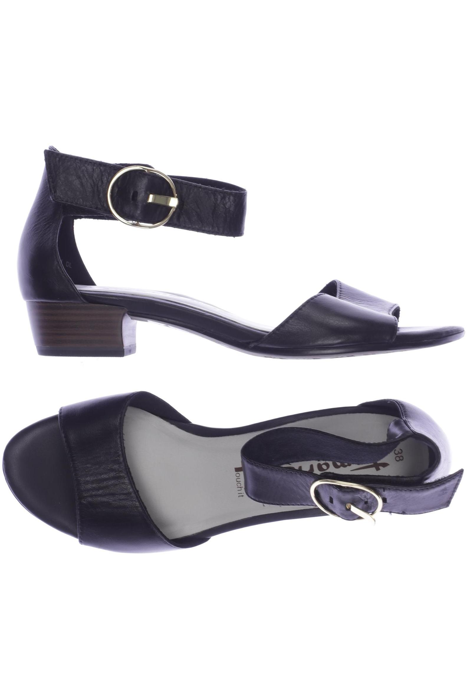 

Tamaris Damen Sandale, schwarz
