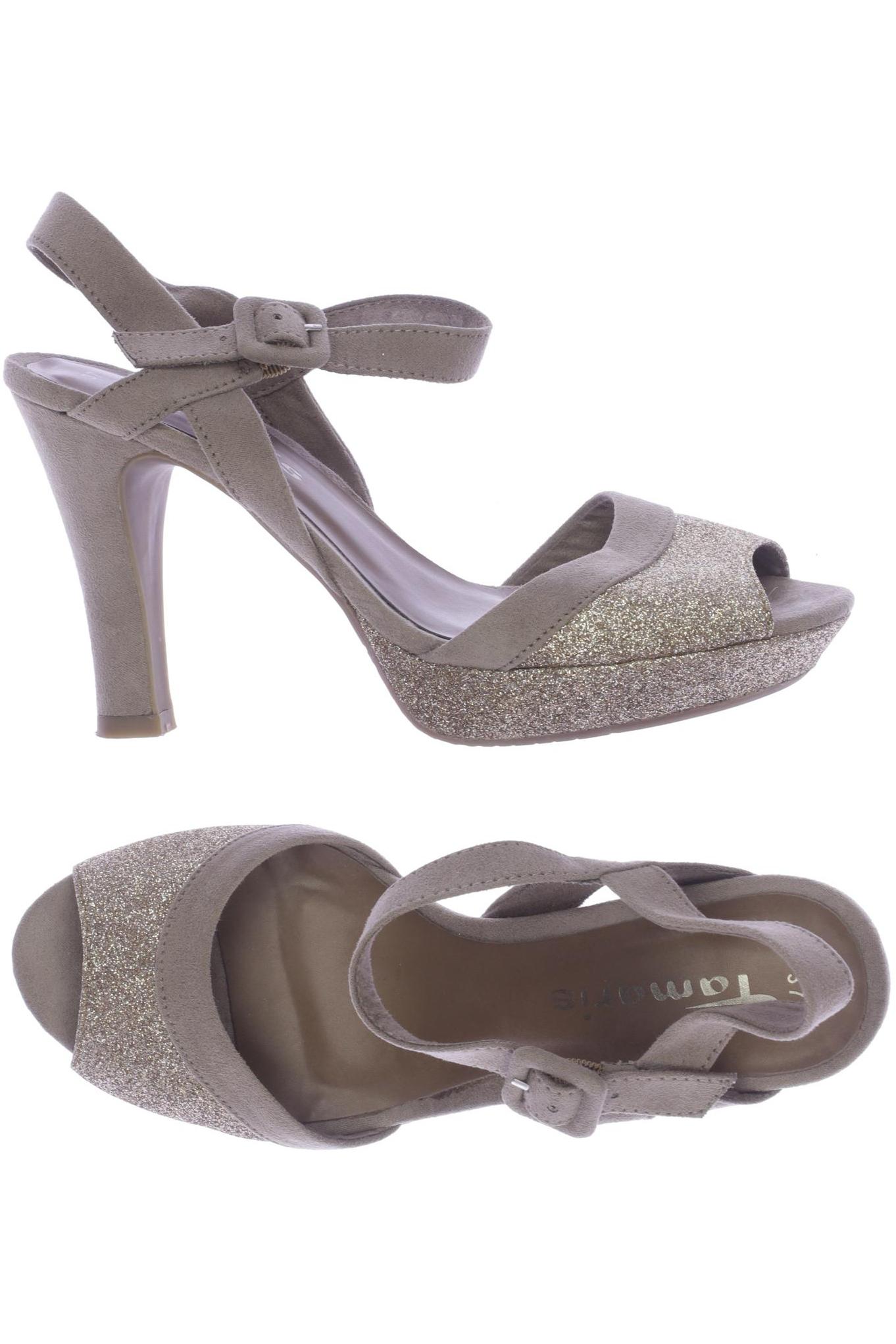 

Tamaris Damen Sandale, beige, Gr. 37