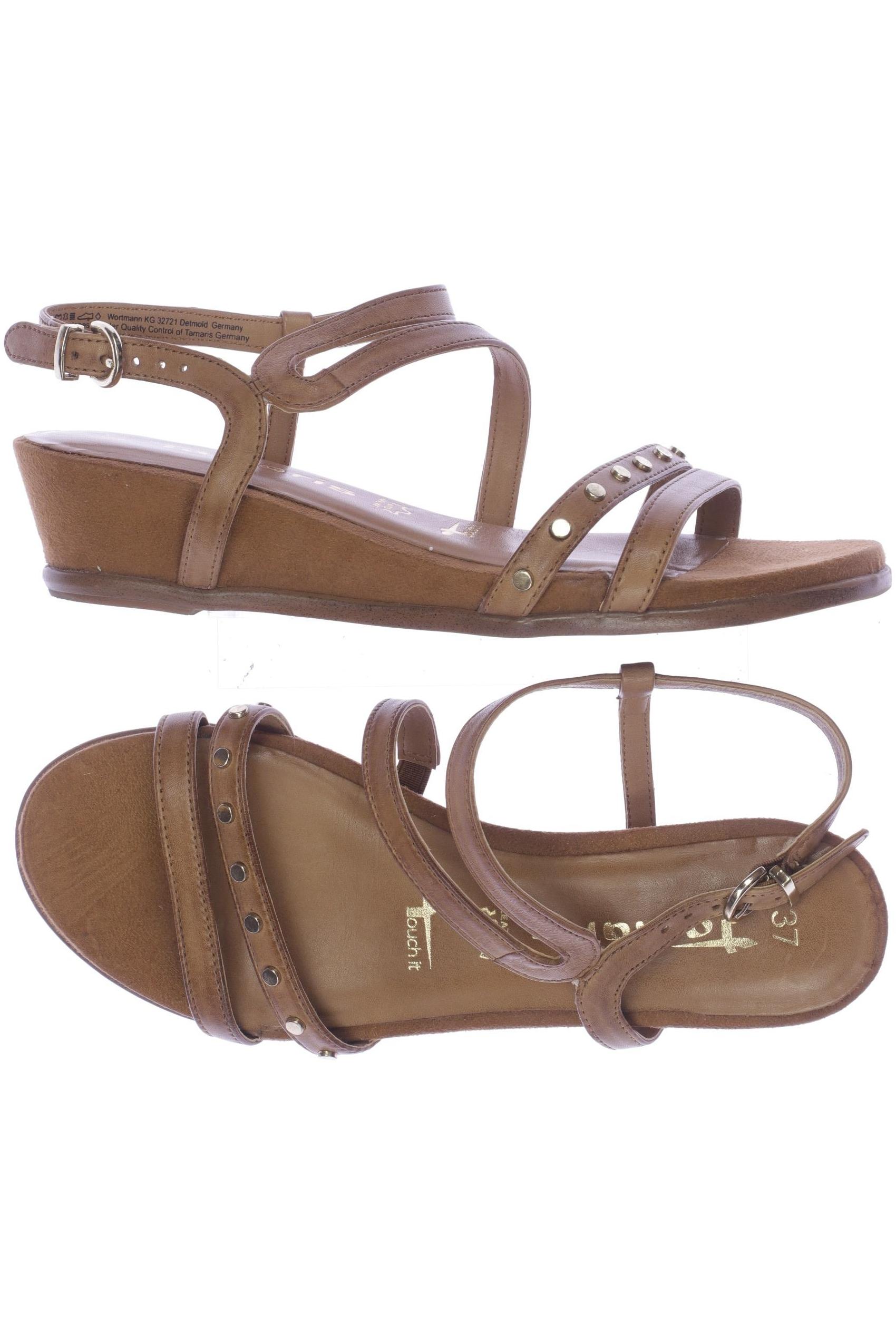 

Tamaris Damen Sandale, braun, Gr. 37