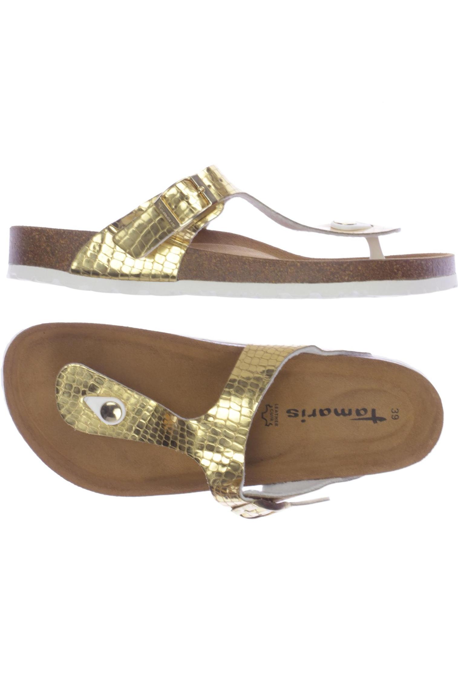 

Tamaris Damen Sandale, gold