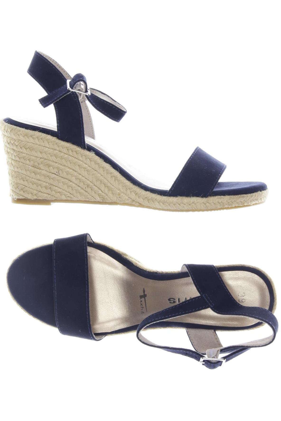 

Tamaris Damen Sandale, marineblau, Gr. 39