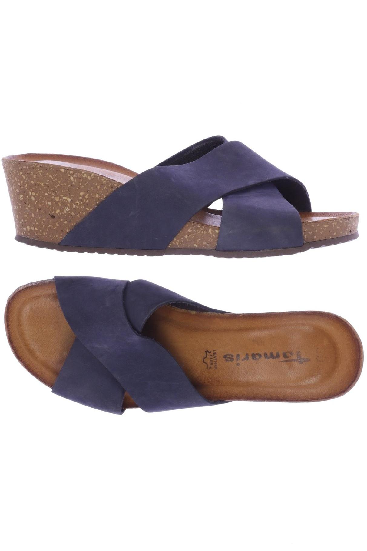 

Tamaris Damen Sandale, marineblau, Gr. 39