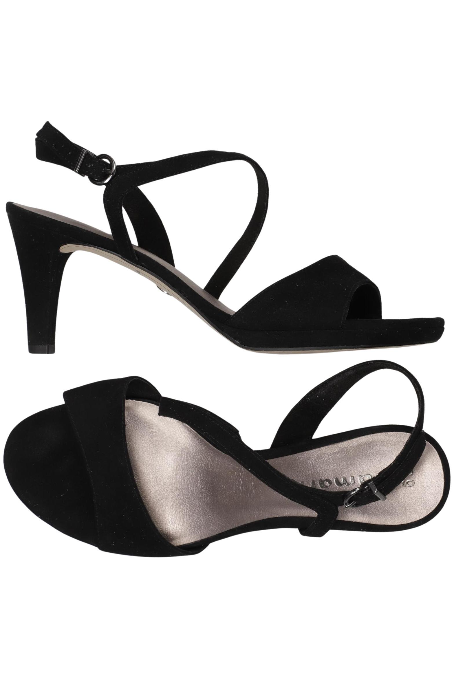 

Tamaris Damen Sandale, schwarz, Gr. 39