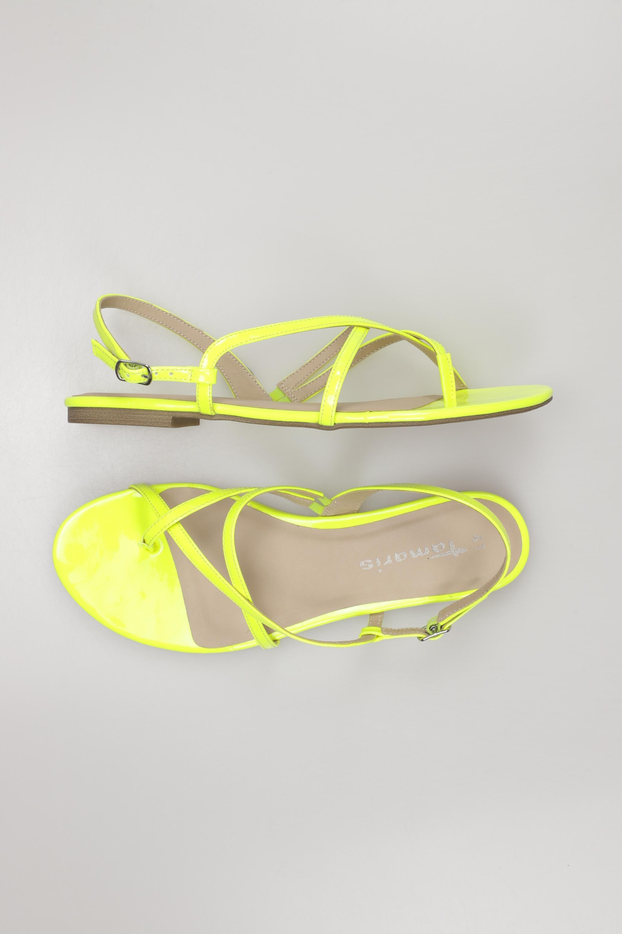 

Tamaris Damen Sandale, neon, Gr. 41
