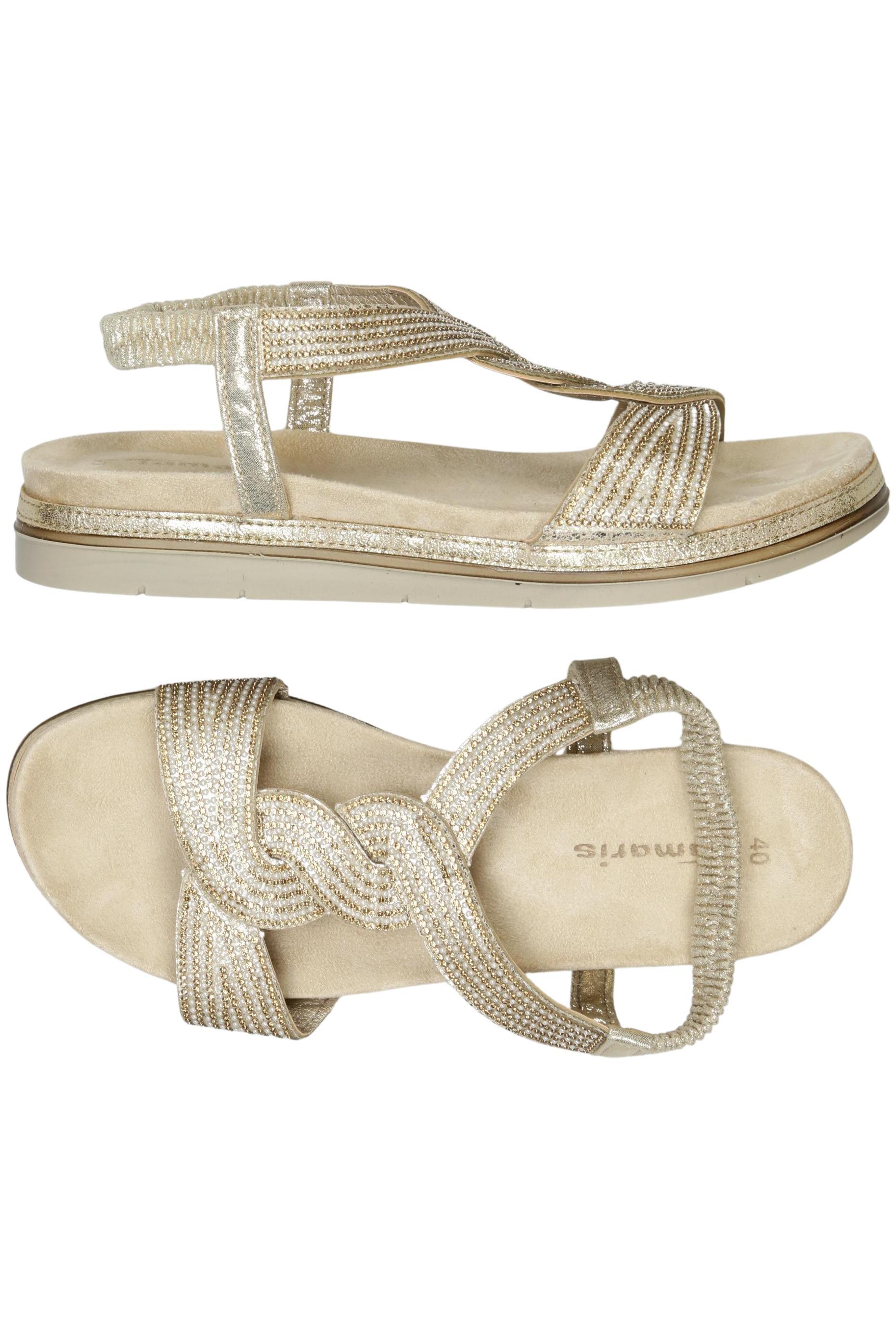 

Tamaris Damen Sandale, beige, Gr. 40