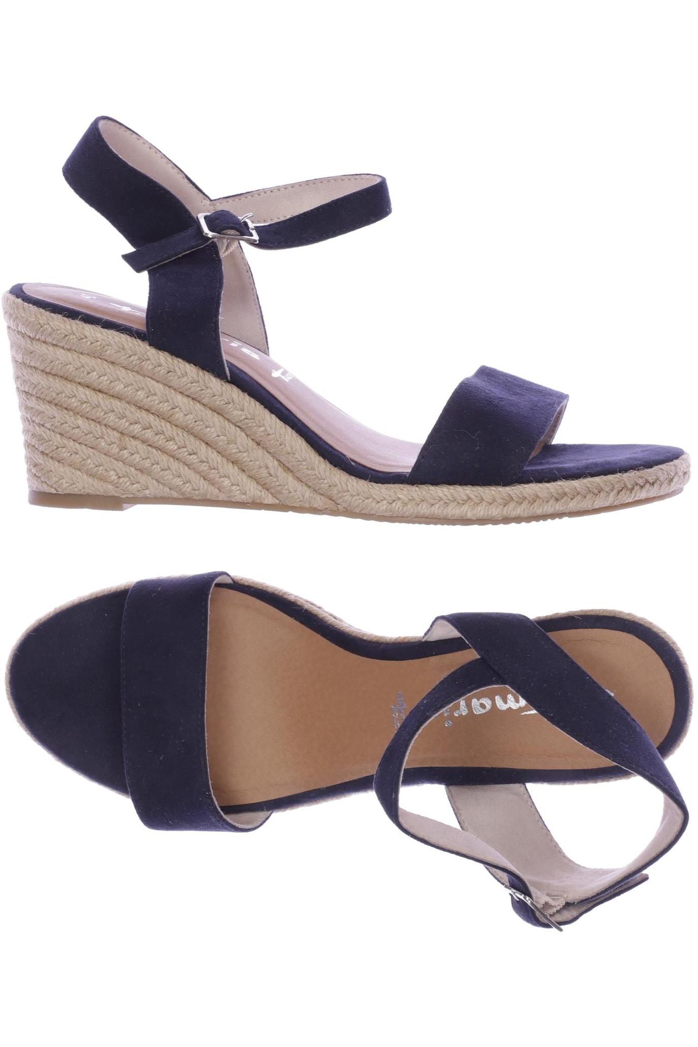

Tamaris Damen Sandale, marineblau, Gr. 40