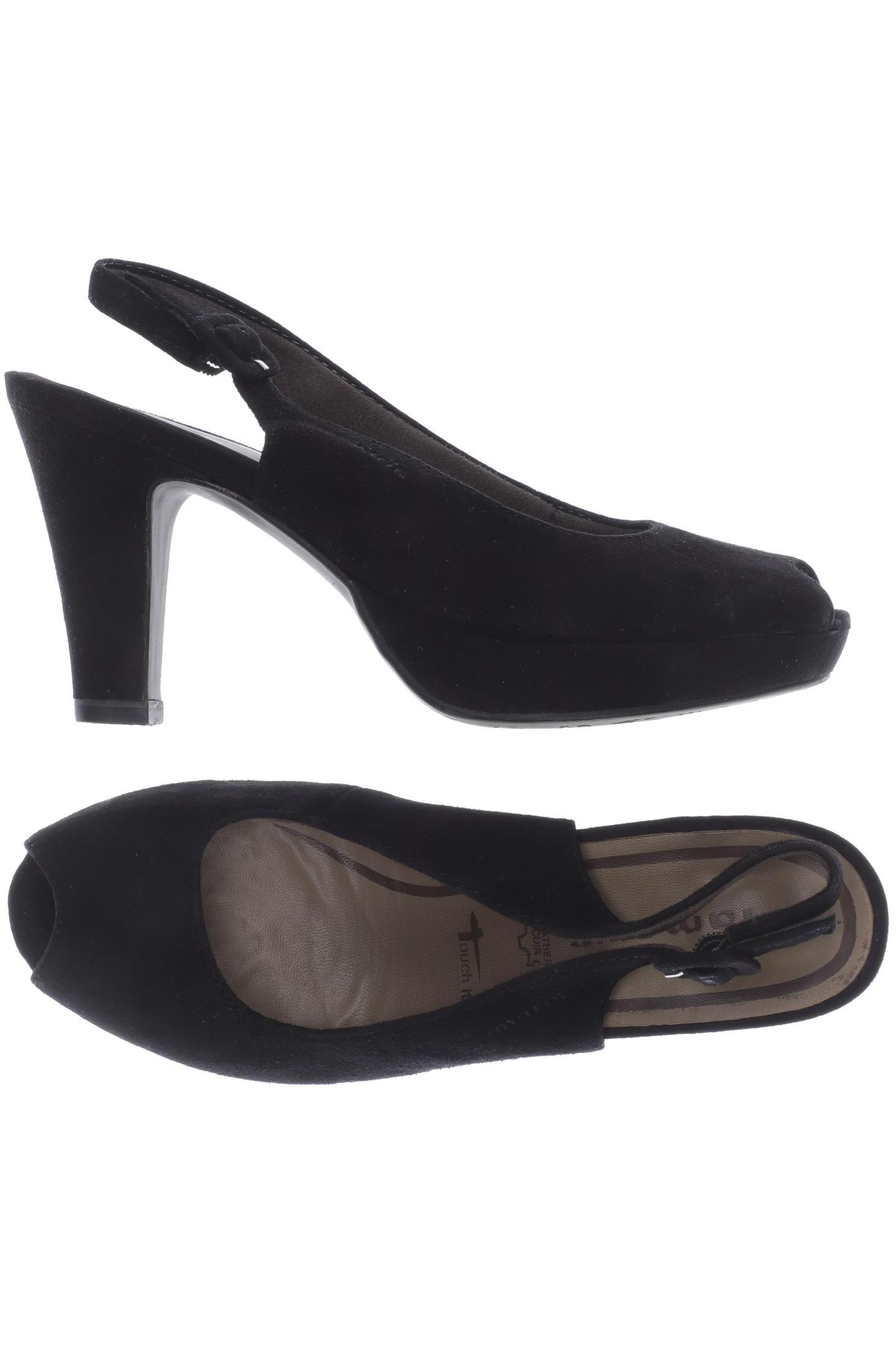 

Tamaris Damen Sandale, schwarz, Gr. 38