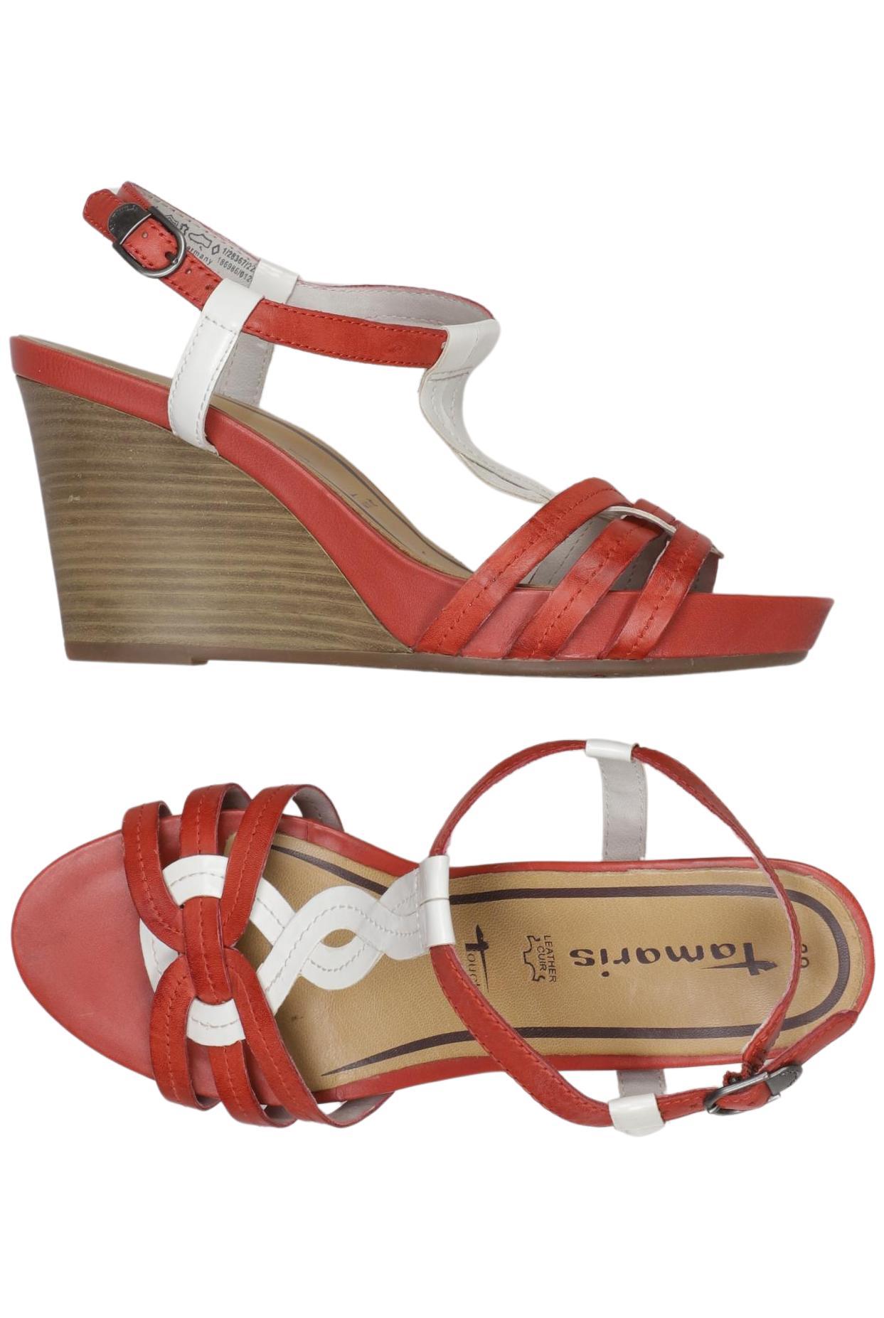 

Tamaris Damen Sandale, rot, Gr. 39