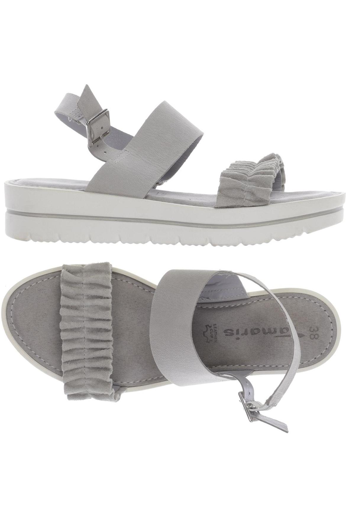 

Tamaris Damen Sandale, grau, Gr. 38