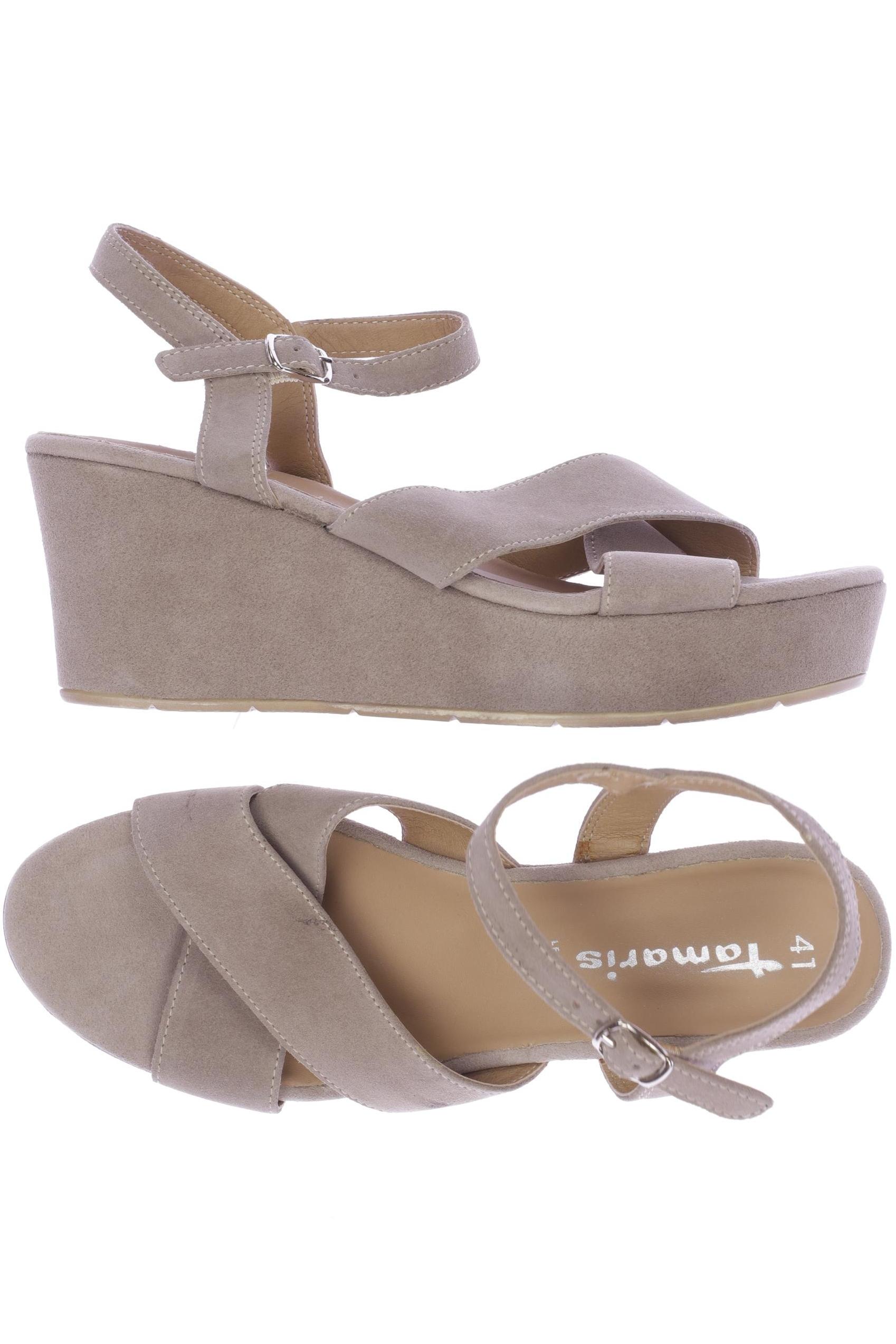 

Tamaris Damen Sandale, beige, Gr. 41