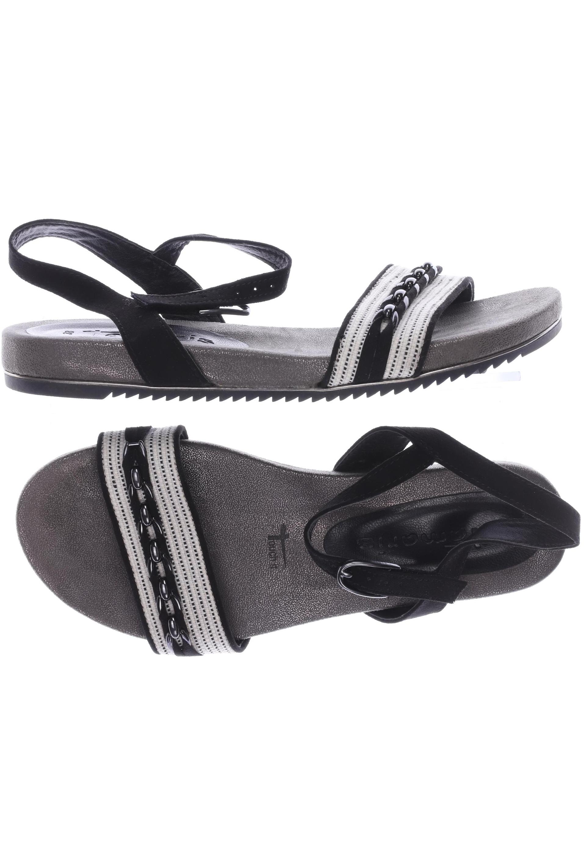 

Tamaris Damen Sandale, schwarz