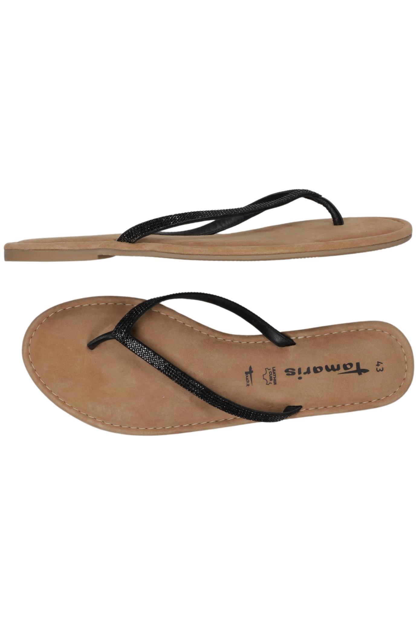 

Tamaris Damen Sandale, schwarz, Gr. 43