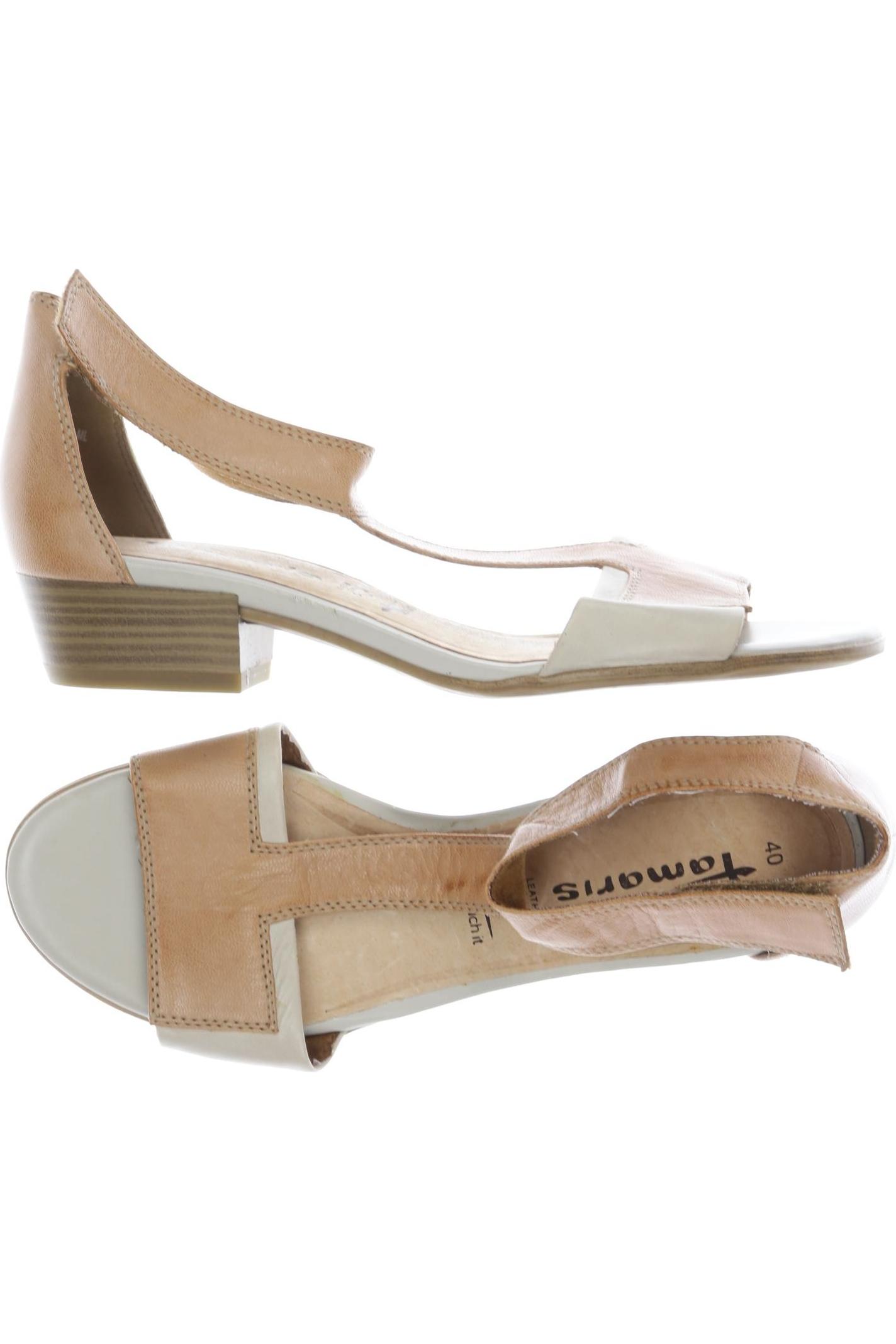 

Tamaris Damen Sandale, beige, Gr. 40