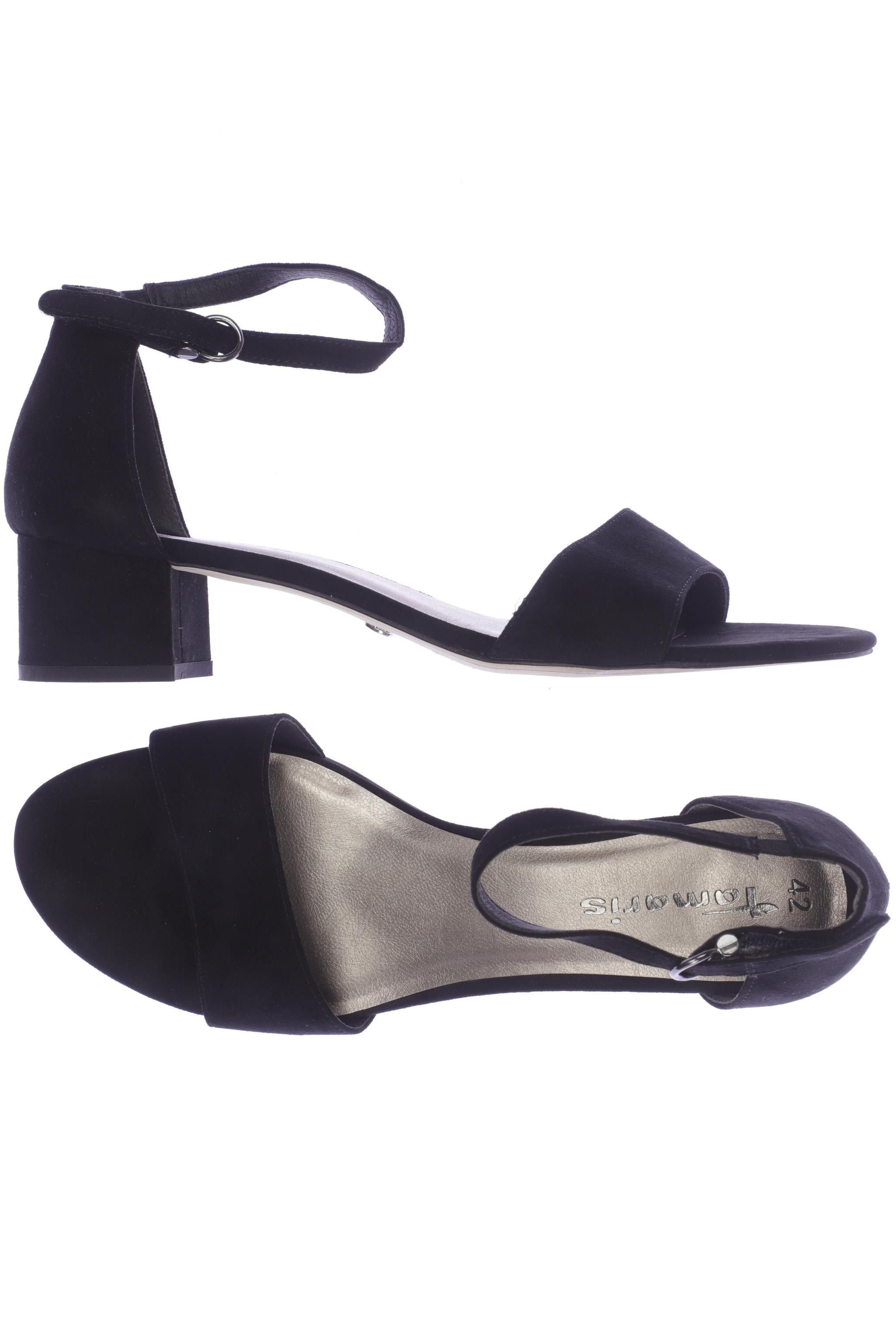 

Tamaris Damen Sandale, schwarz, Gr. 42