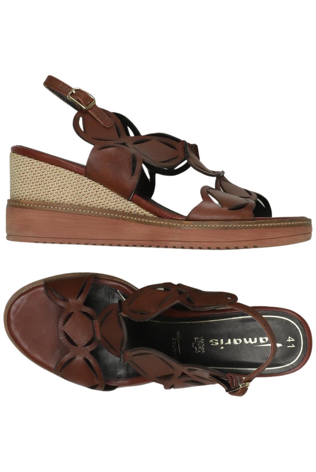 

Tamaris Damen Sandale, bordeaux, Gr. 41