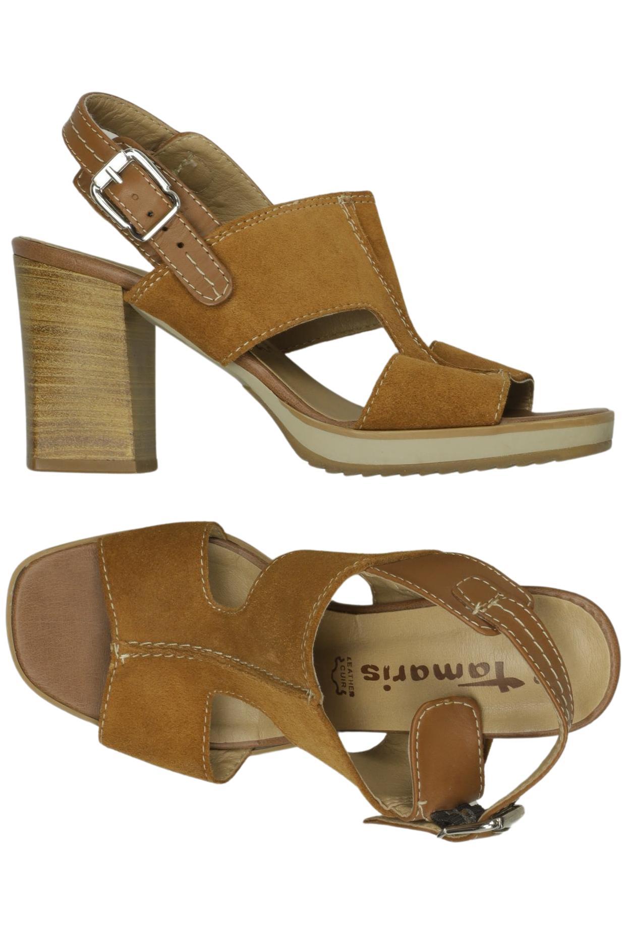 

Tamaris Damen Sandale, beige, Gr. 36