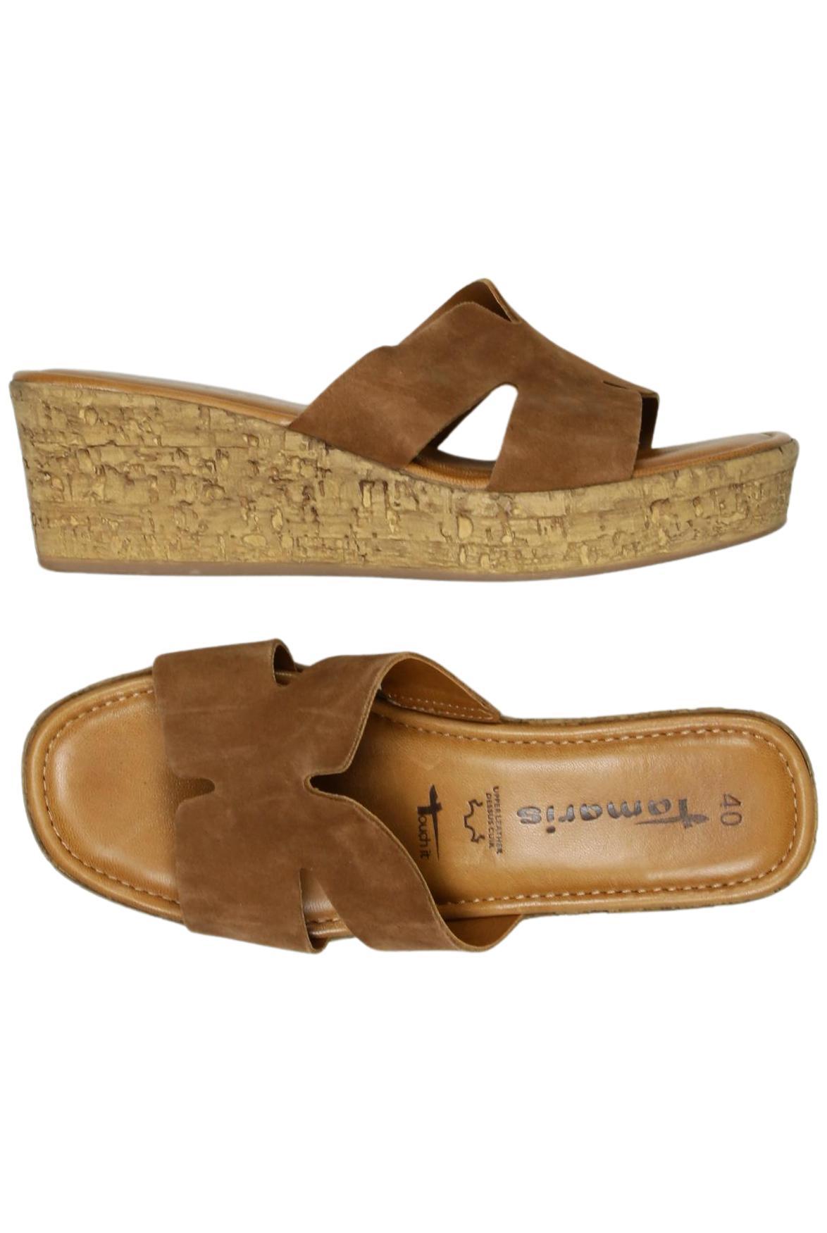 

Tamaris Damen Sandale, braun, Gr. 40