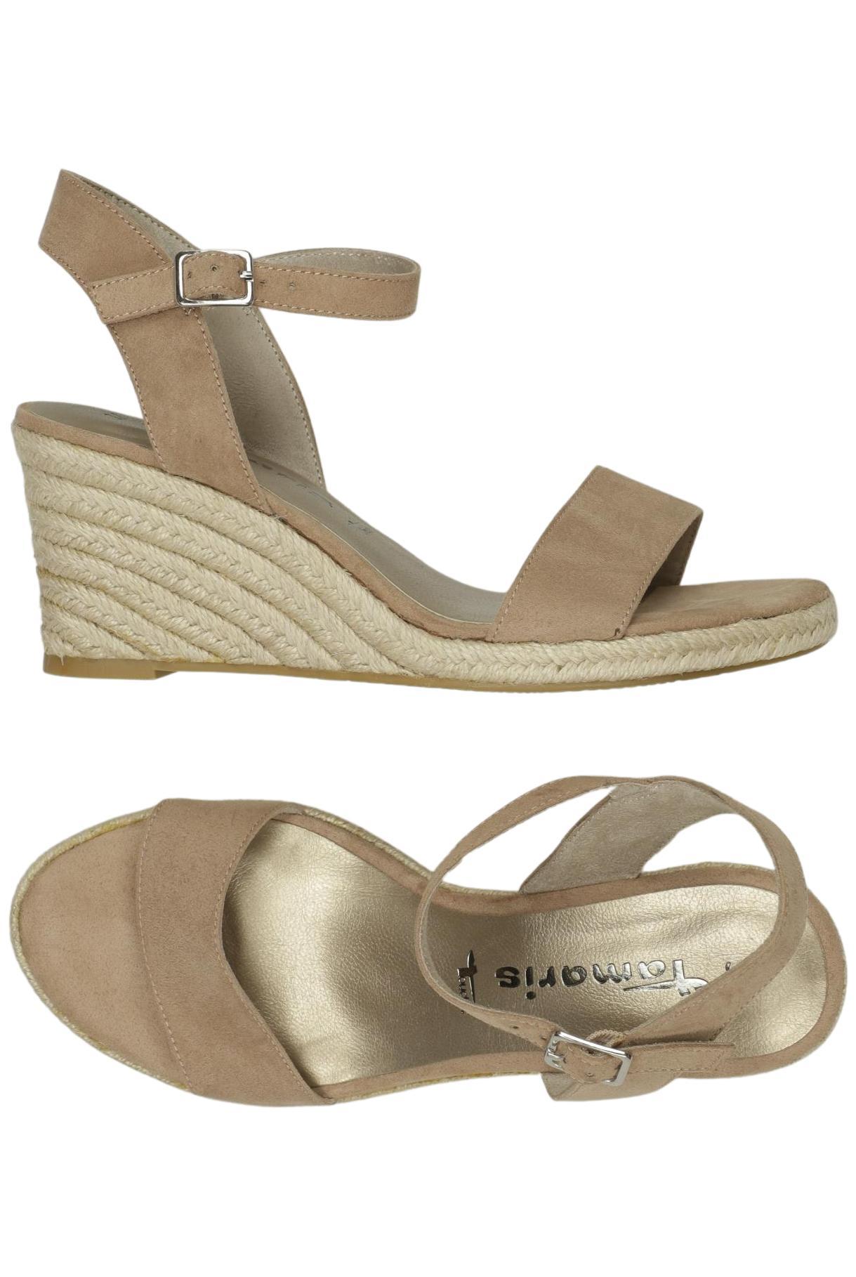 

Tamaris Damen Sandale, beige, Gr. 37