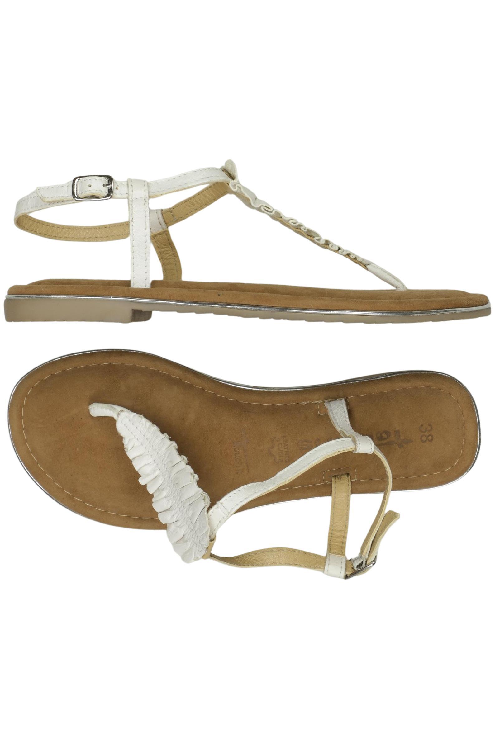 

Tamaris Damen Sandale, weiß, Gr. 38