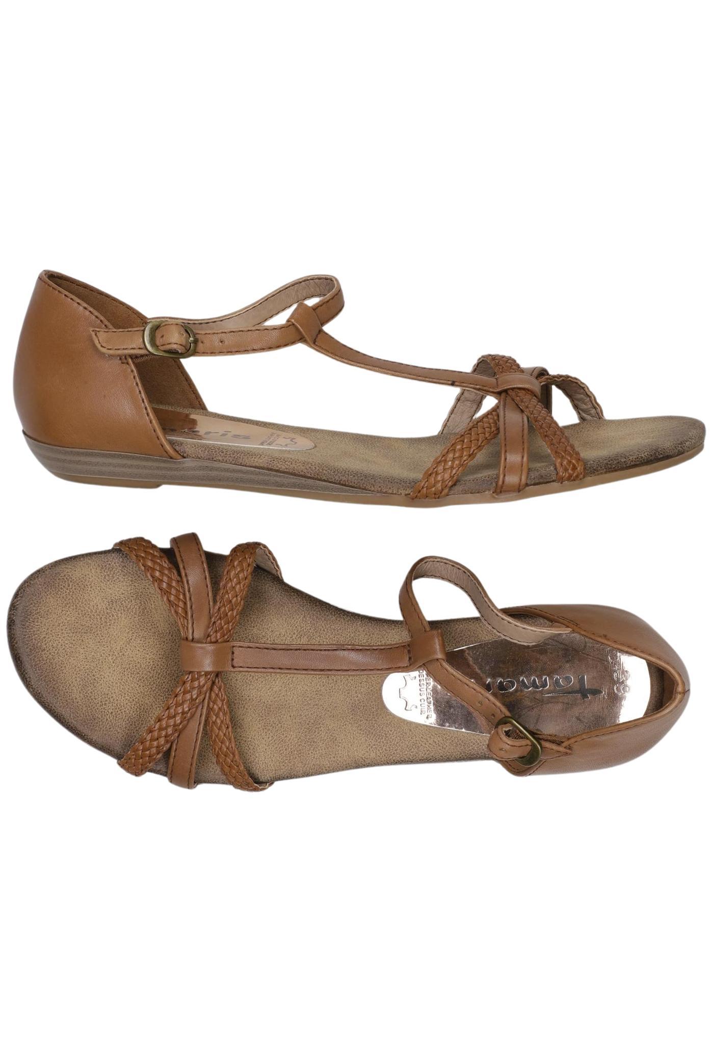 

Tamaris Damen Sandale, braun, Gr. 39