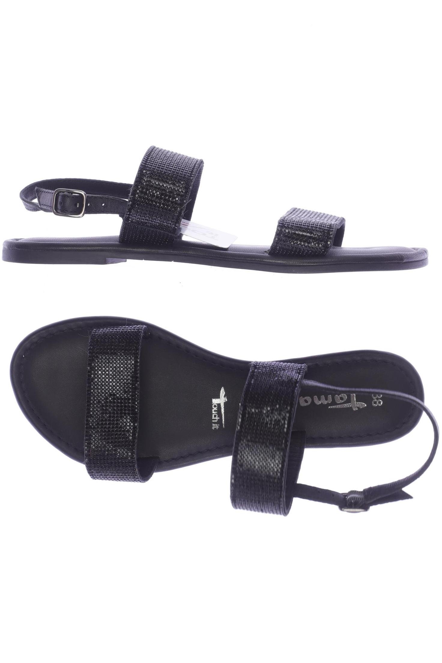 

Tamaris Damen Sandale, schwarz