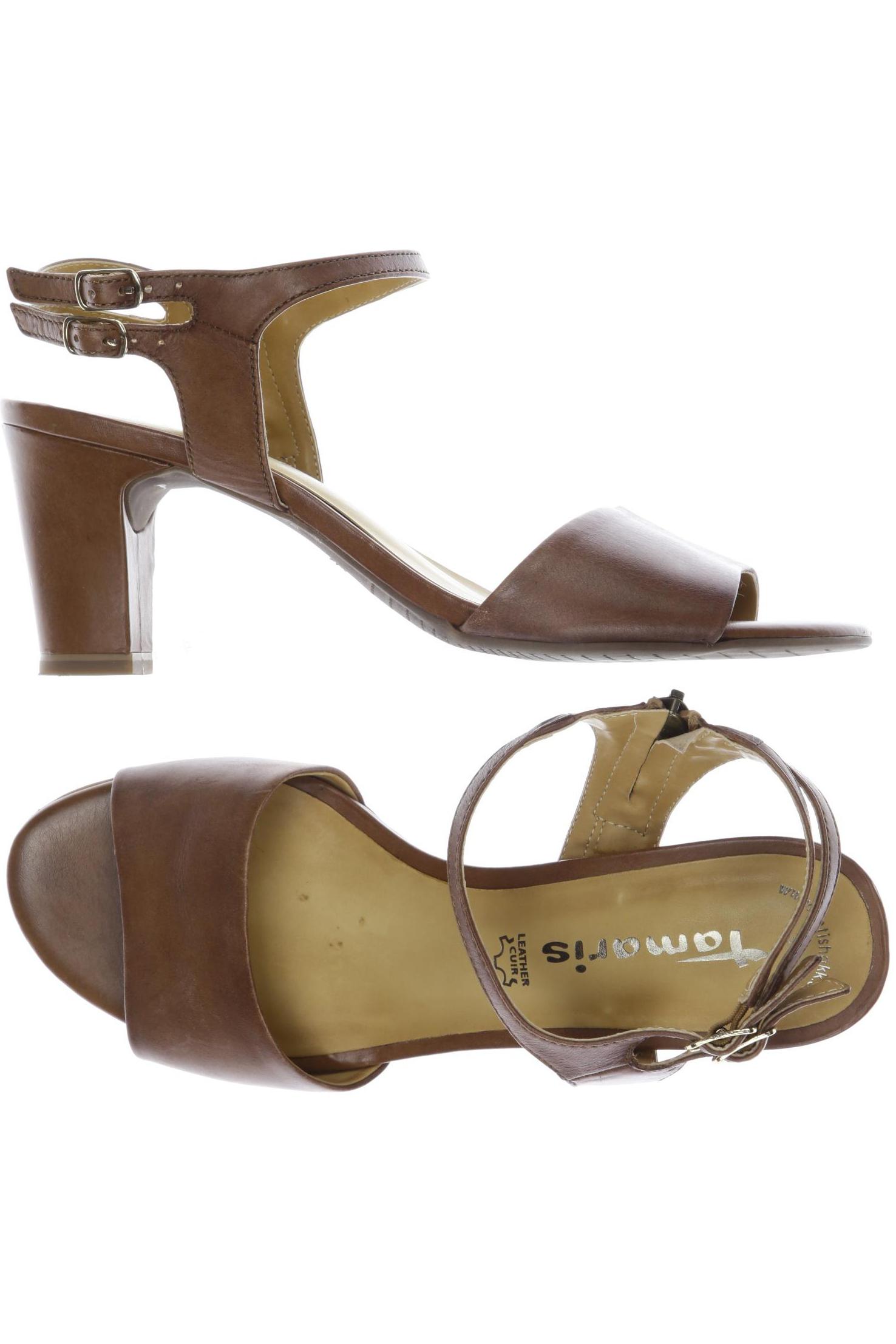 

Tamaris Damen Sandale, braun, Gr. 38