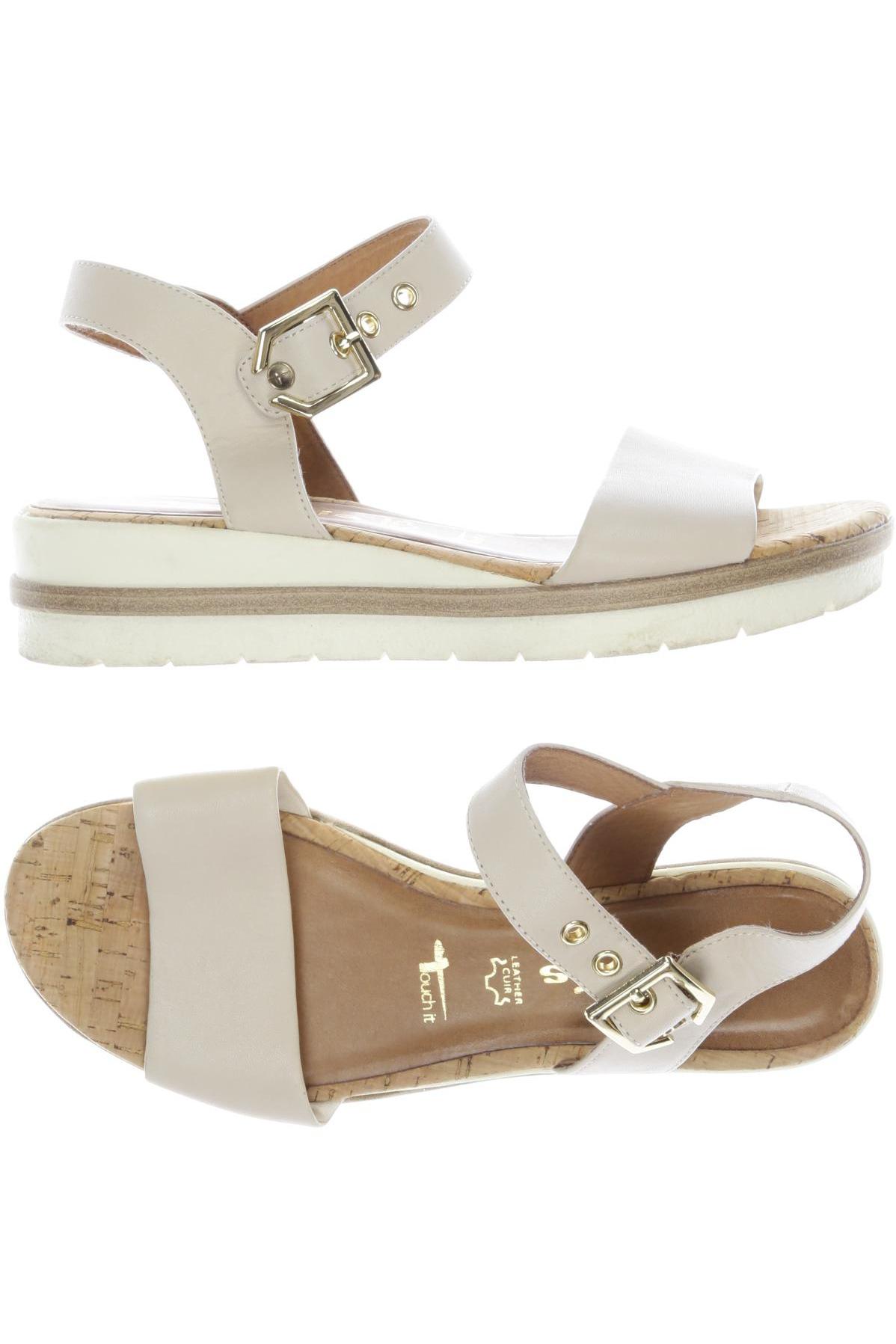 

Tamaris Damen Sandale, beige, Gr. 38