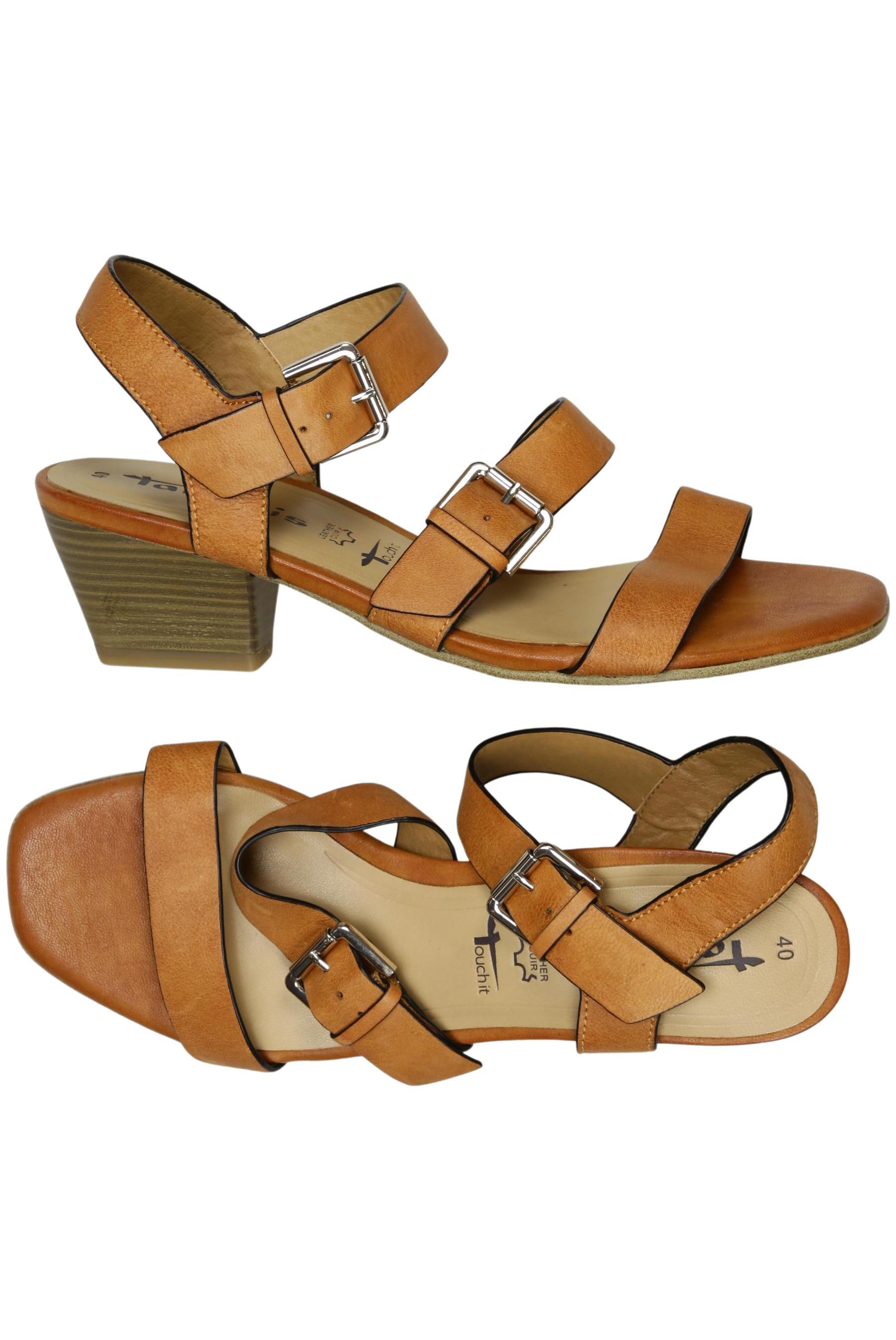 

Tamaris Damen Sandale, braun, Gr. 40