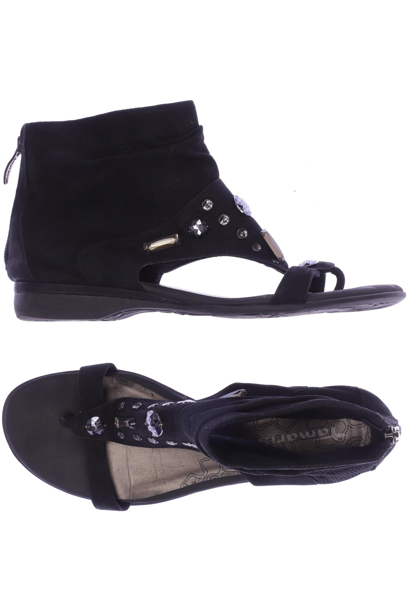 

Tamaris Damen Sandale, schwarz, Gr. 40