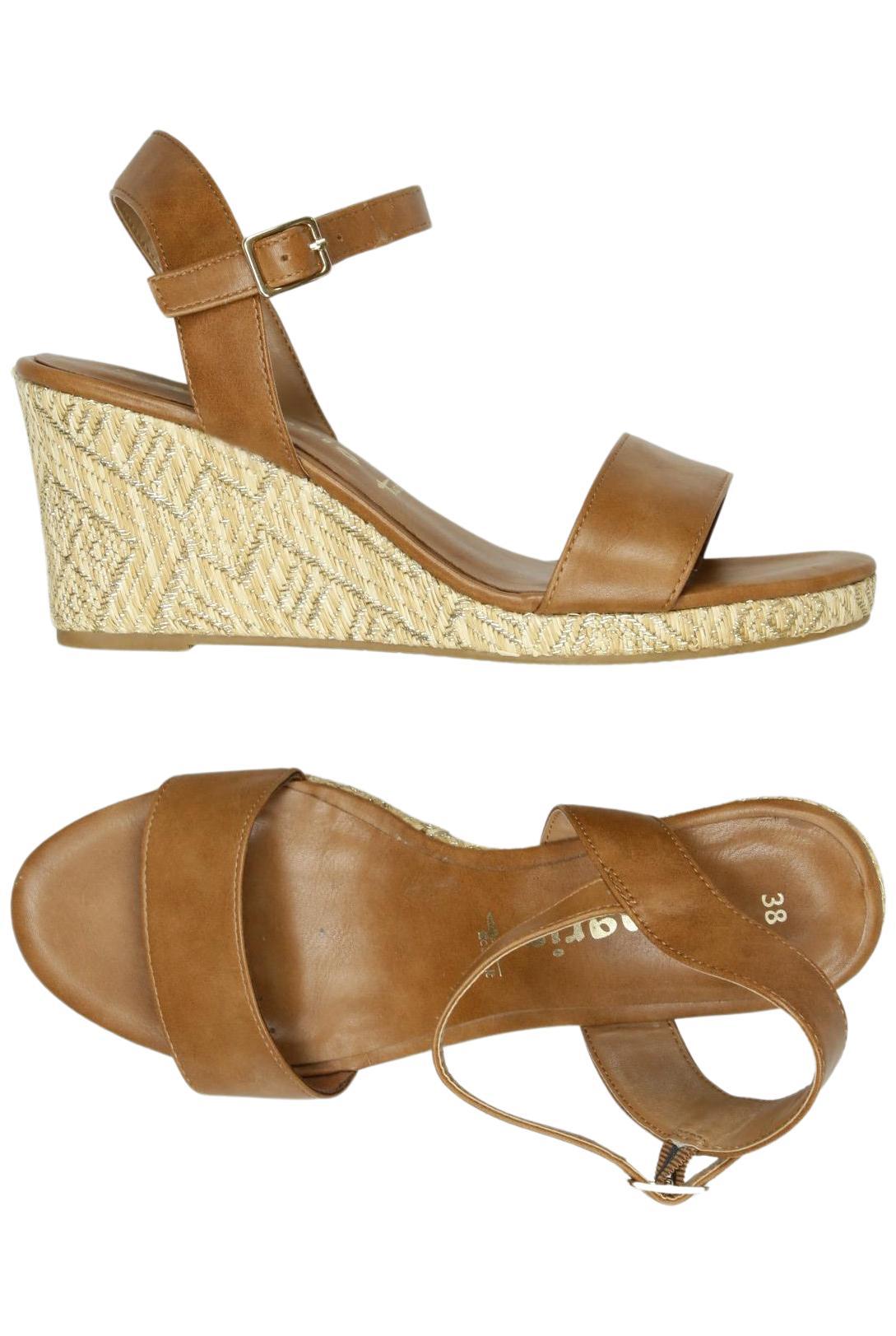

Tamaris Damen Sandale, braun, Gr. 38