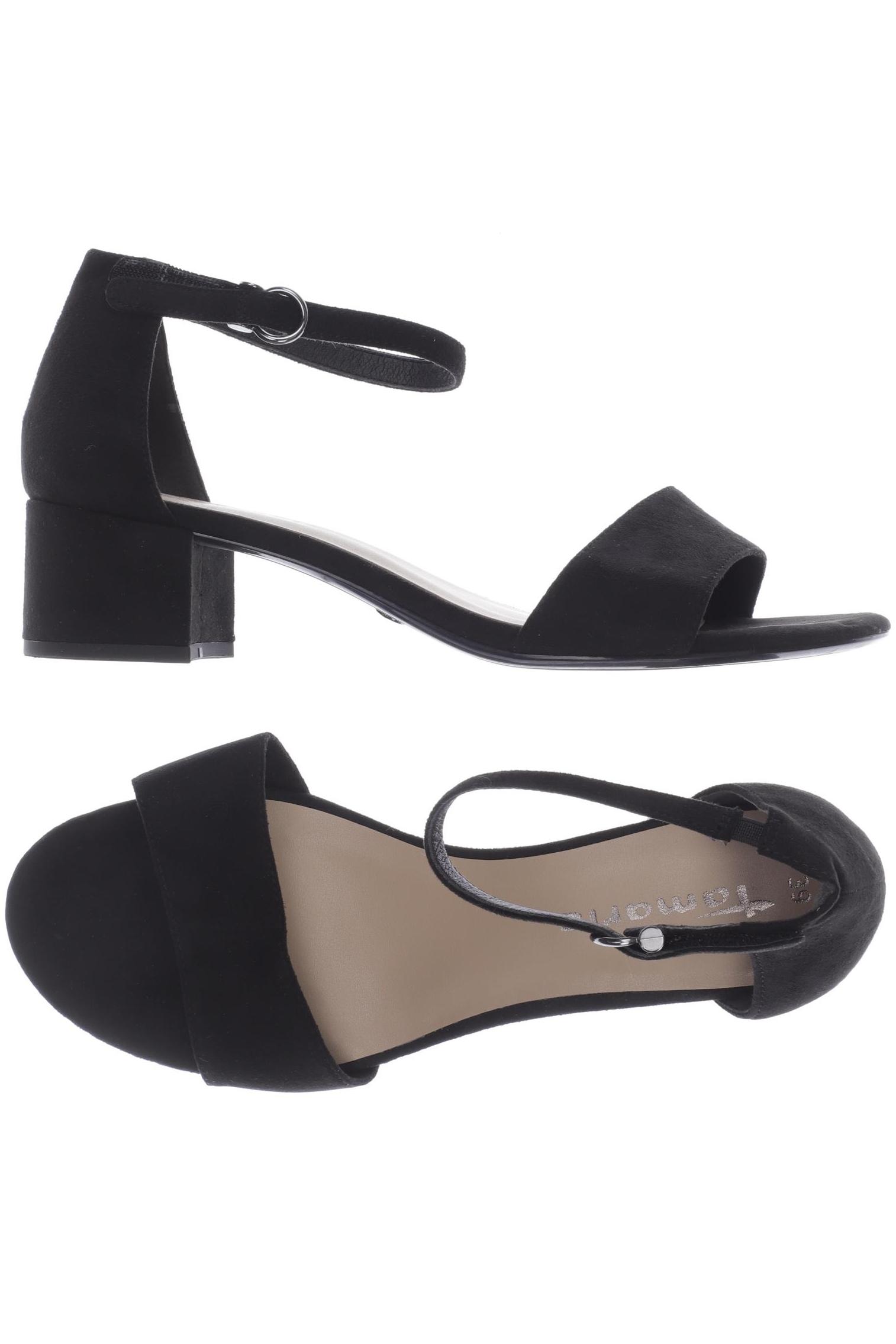 

Tamaris Damen Sandale, schwarz, Gr. 39