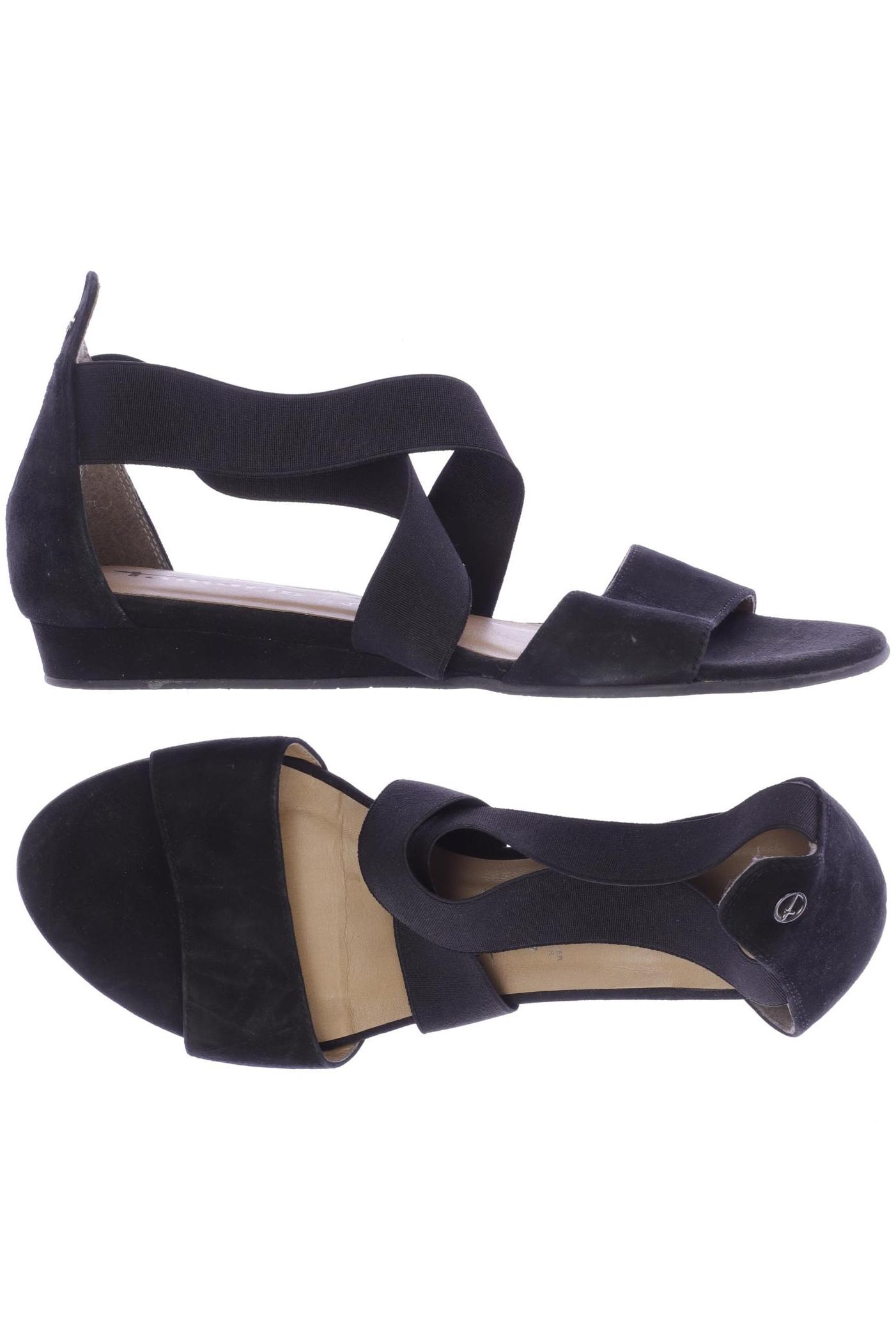 

Tamaris Damen Sandale, schwarz, Gr. 39