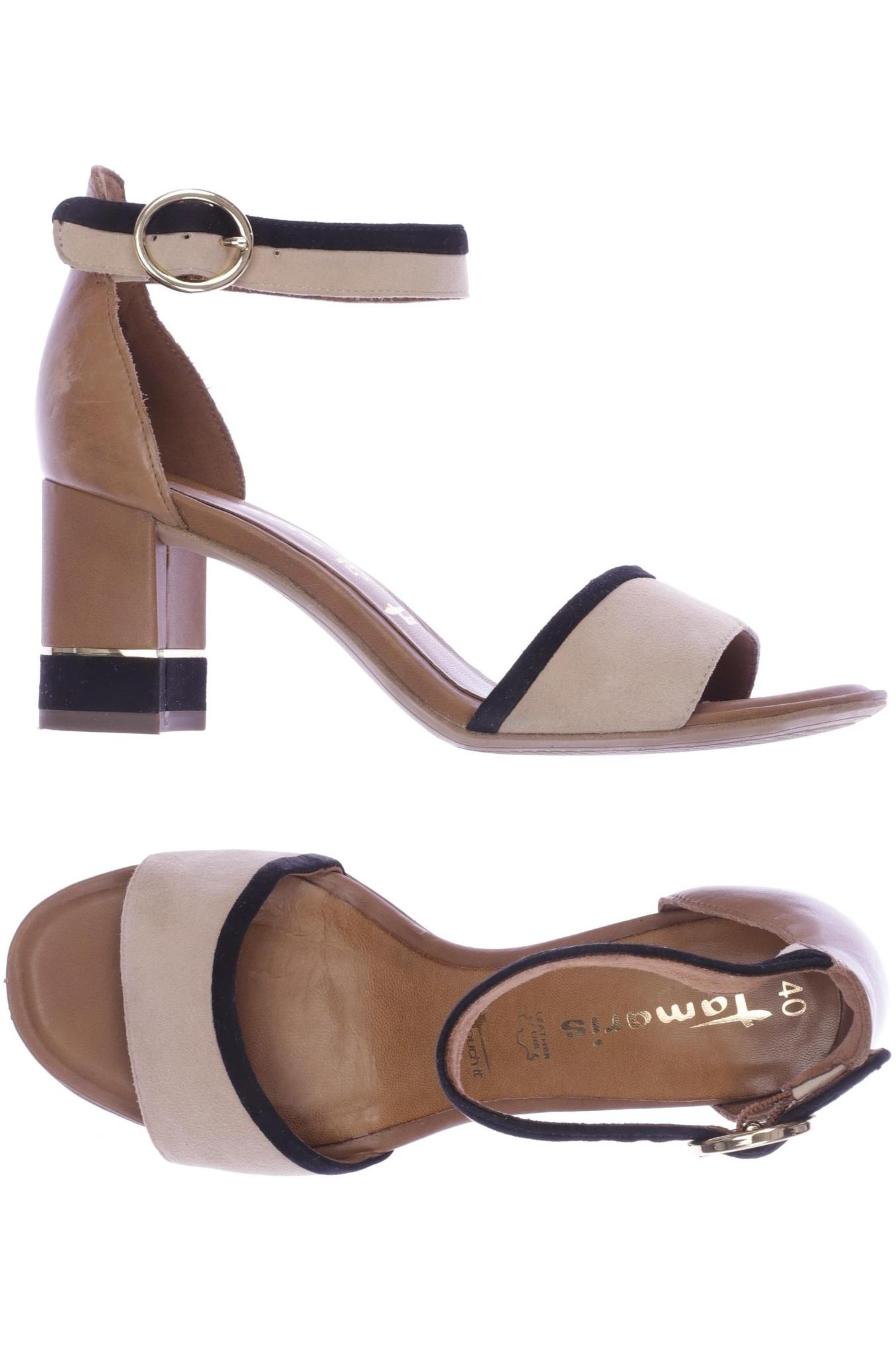 

Tamaris Damen Sandale, beige, Gr. 40